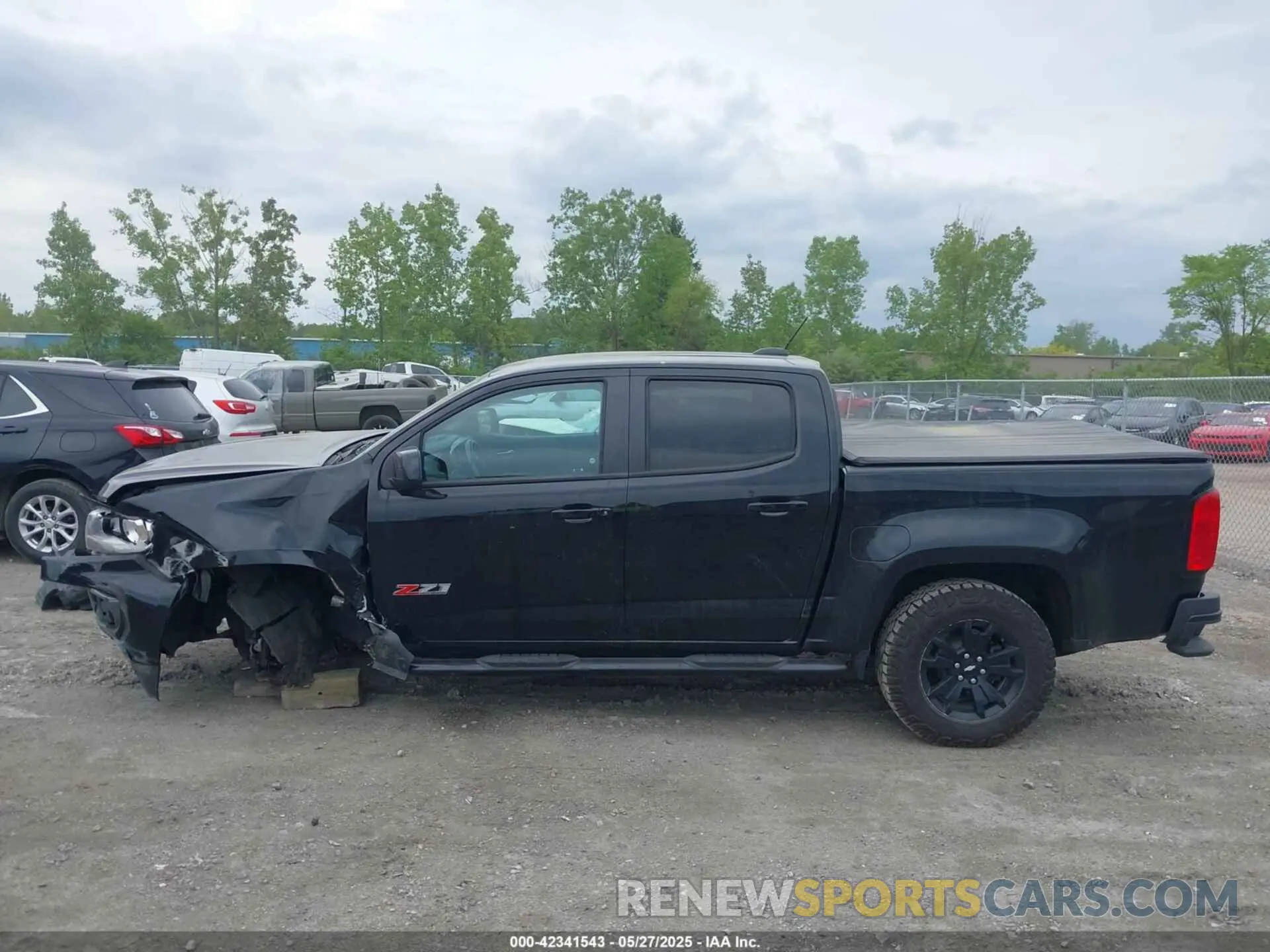 14 Фотография поврежденного автомобиля 1GCGTDENXM1105680 CHEVROLET COLORADO 2021