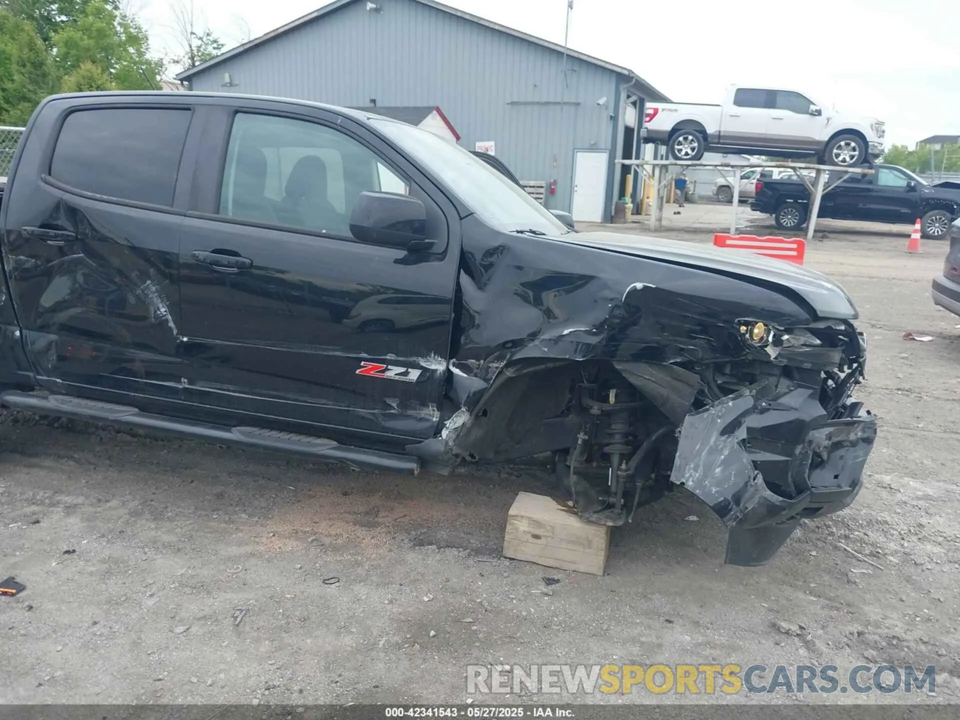 6 Фотография поврежденного автомобиля 1GCGTDENXM1105680 CHEVROLET COLORADO 2021