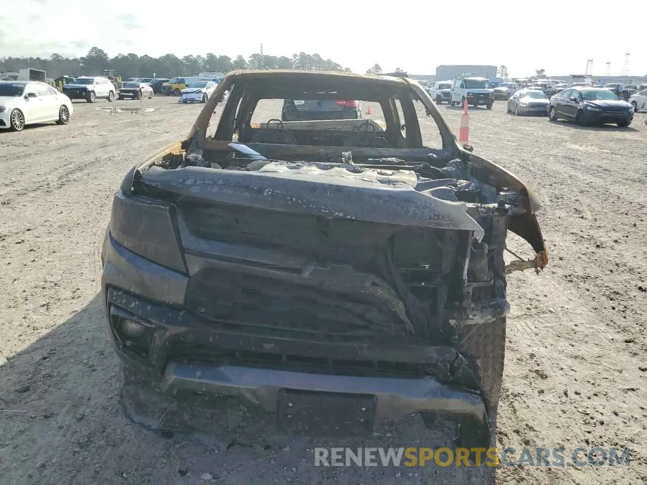 5 Photograph of a damaged car 1GCGTDENXM1168262 CHEVROLET COLORADO 2021