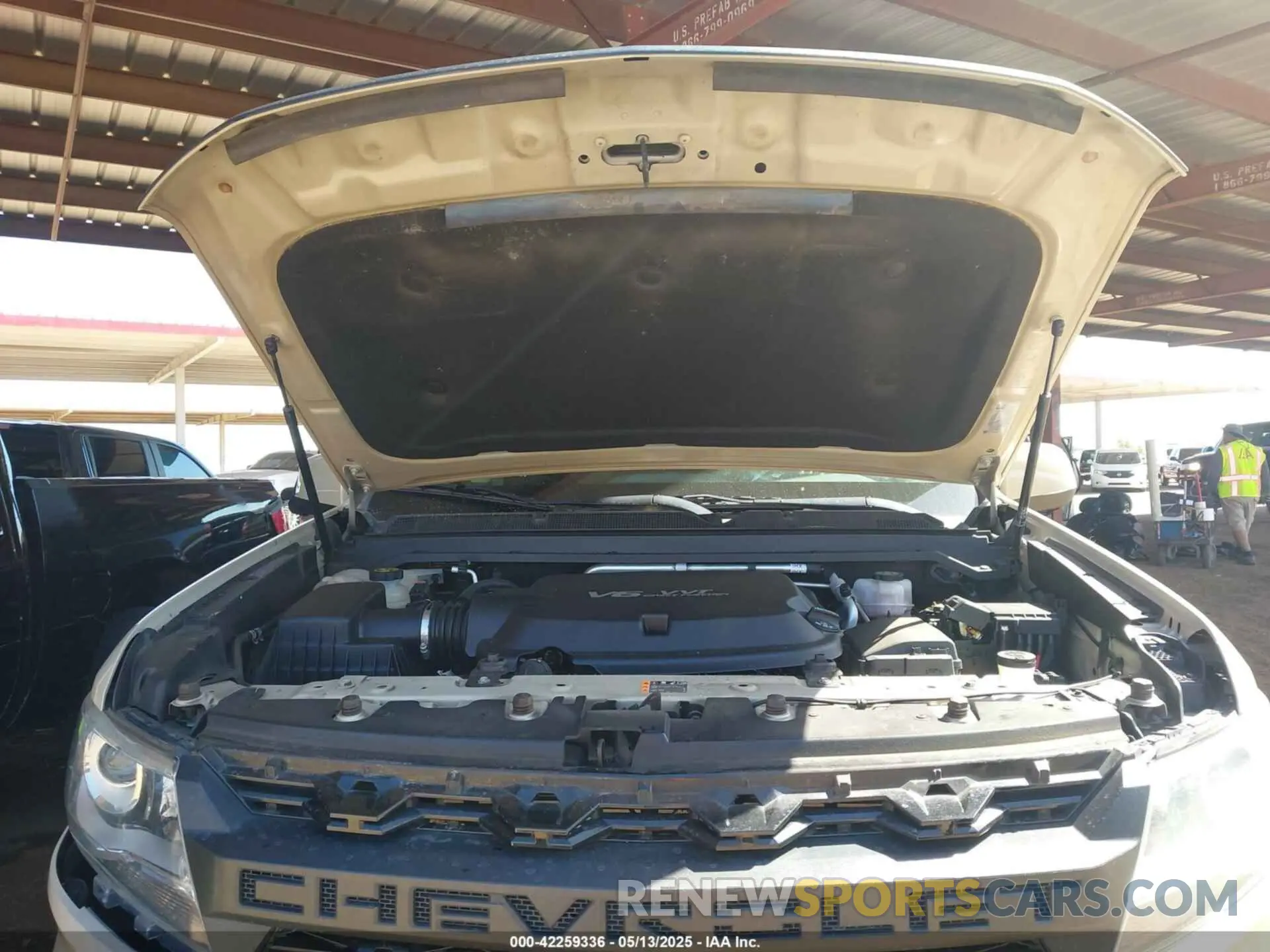 10 Photograph of a damaged car 1GCGTEEN5M1254987 CHEVROLET COLORADO 2021