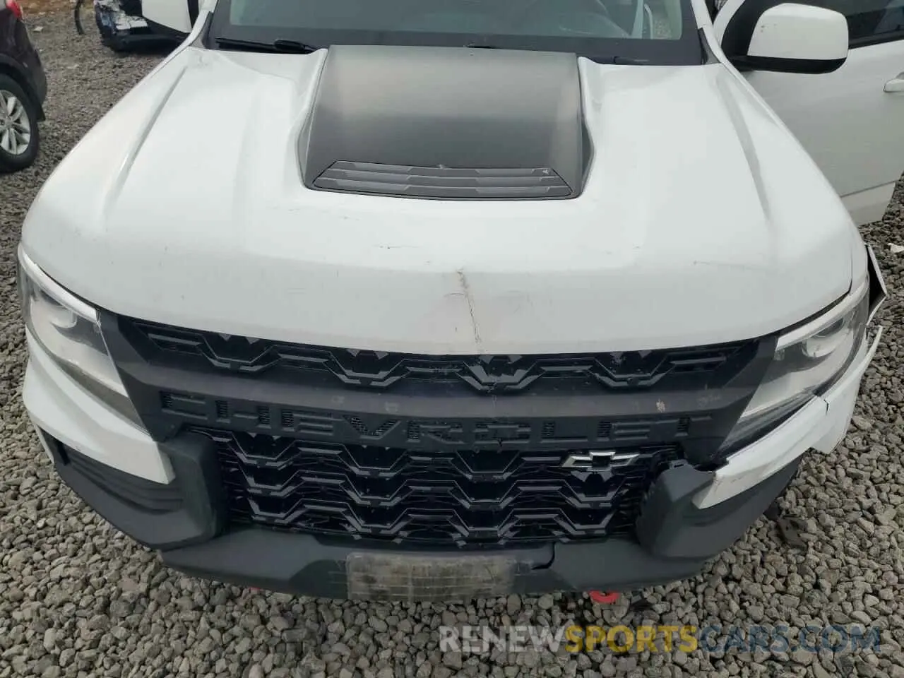 11 Фотография поврежденного автомобиля 1GCGTEENXM1250336 CHEVROLET COLORADO 2021