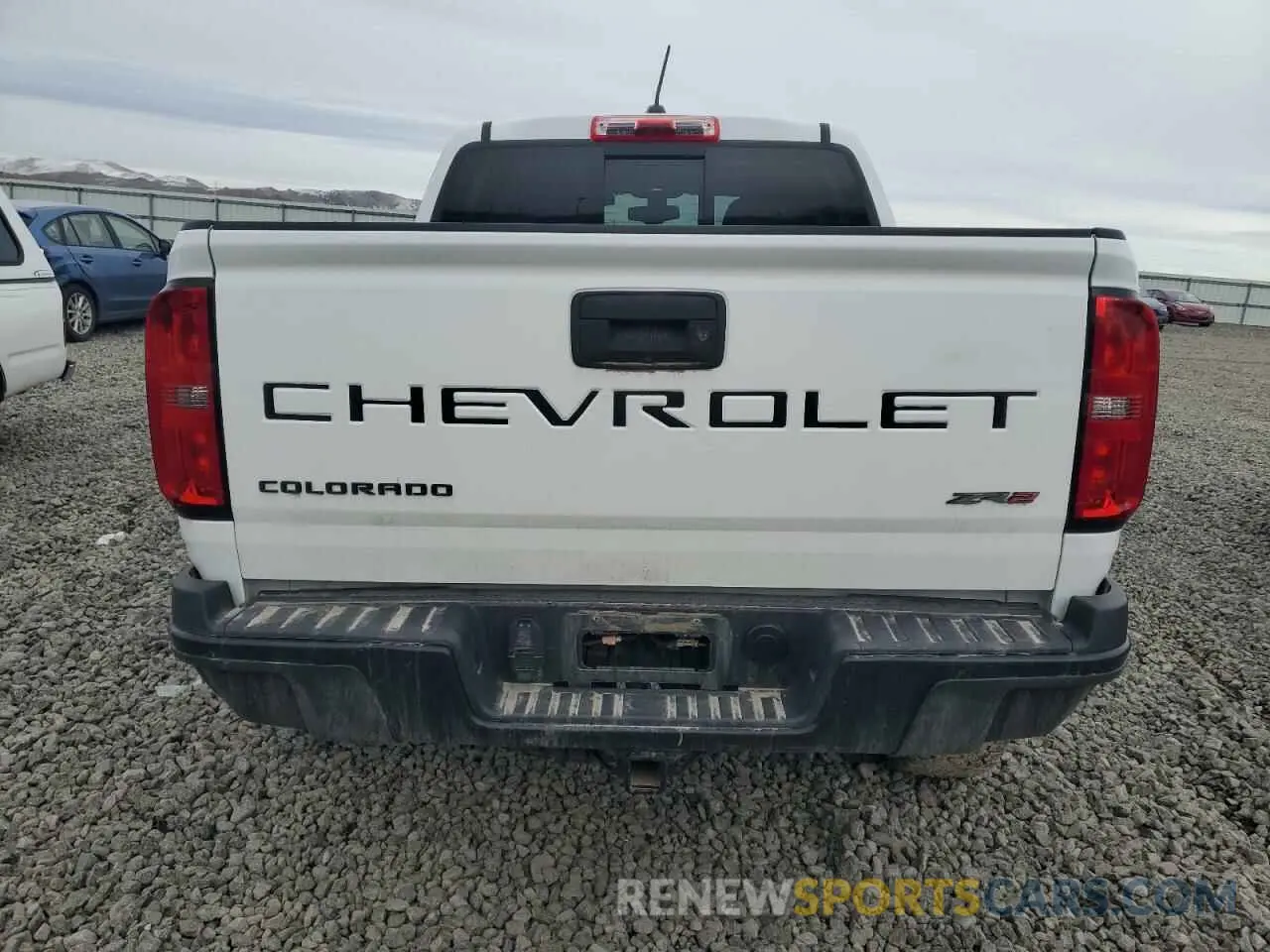 6 Фотография поврежденного автомобиля 1GCGTEENXM1250336 CHEVROLET COLORADO 2021