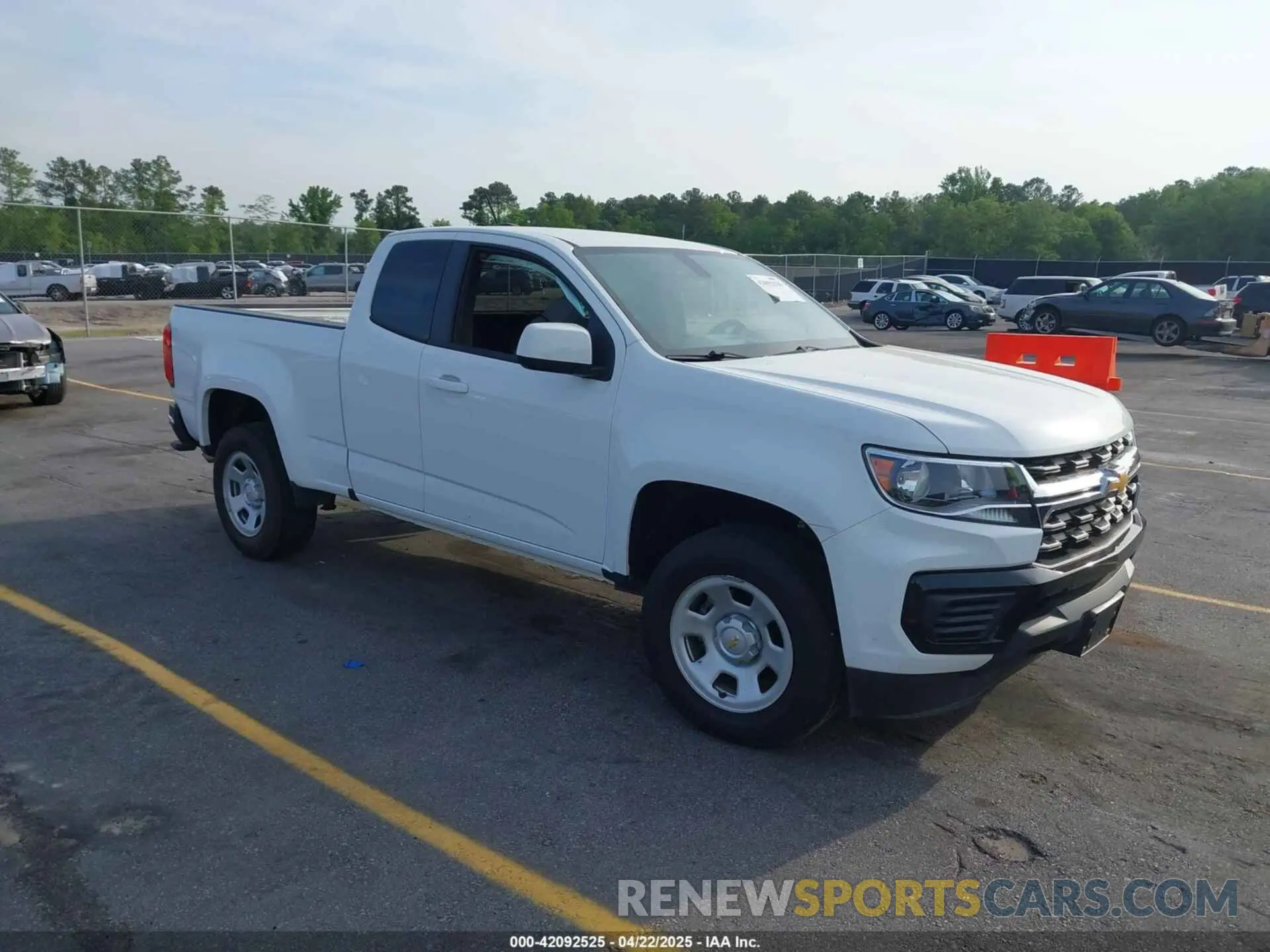 1 Photograph of a damaged car 1GCHSBEA0M1198797 CHEVROLET COLORADO 2021