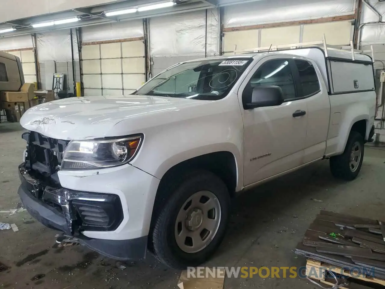 1 Фотография поврежденного автомобиля 1GCHSBEA3M1208349 CHEVROLET COLORADO 2021
