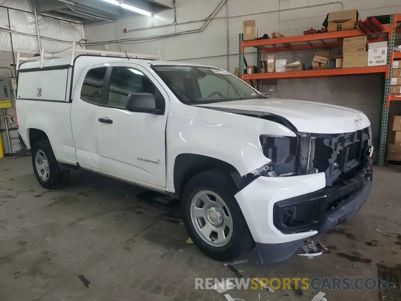 4 Фотография поврежденного автомобиля 1GCHSBEA3M1208349 CHEVROLET COLORADO 2021