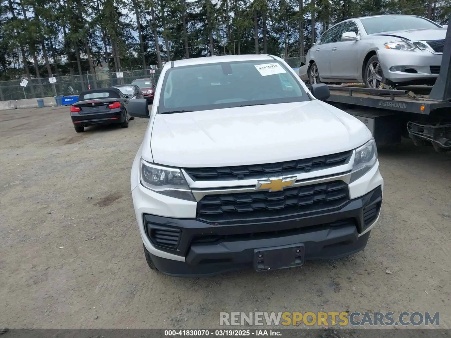 12 Photograph of a damaged car 1GCHSBEA4M1291631 CHEVROLET COLORADO 2021