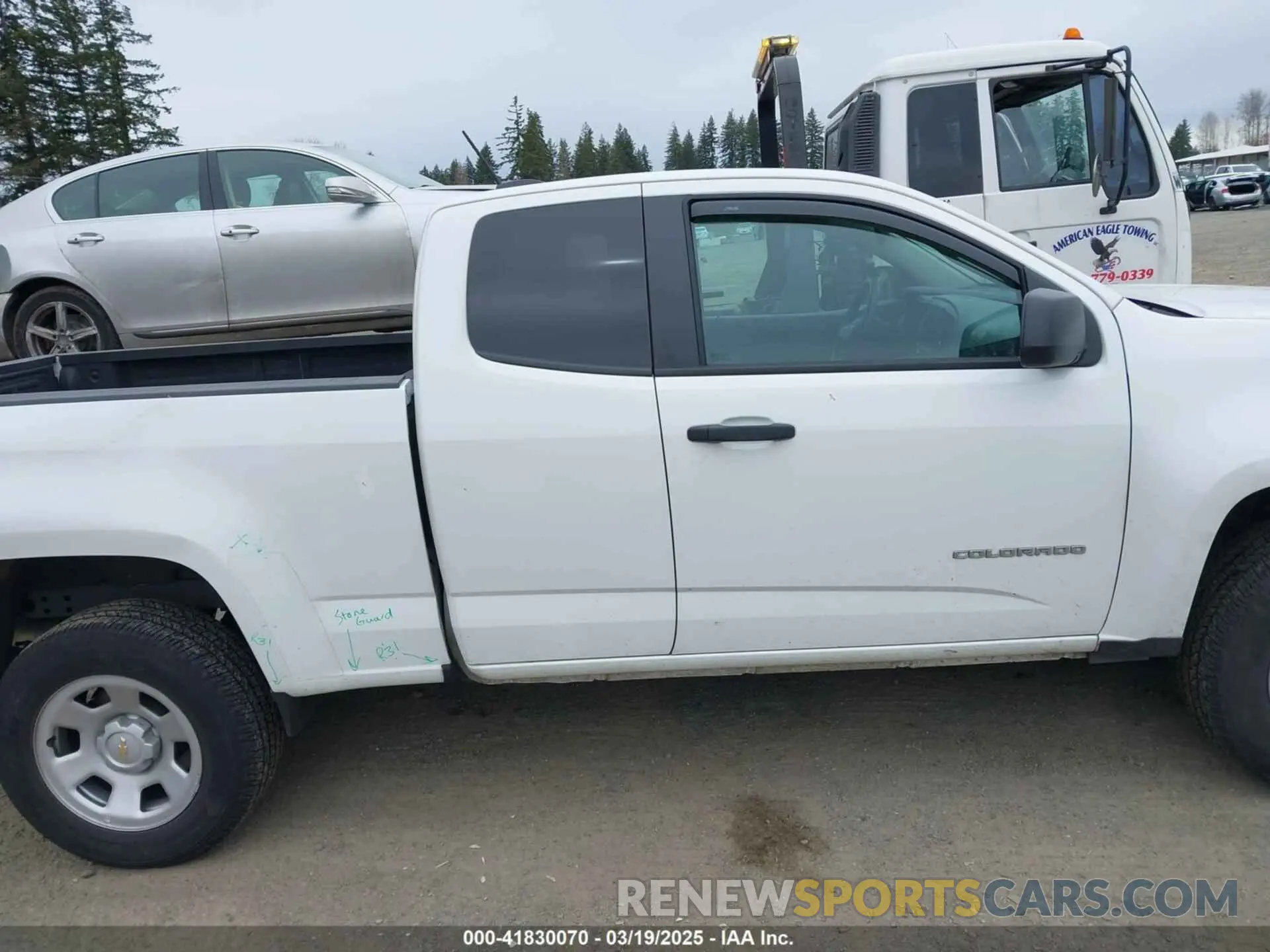 13 Photograph of a damaged car 1GCHSBEA4M1291631 CHEVROLET COLORADO 2021