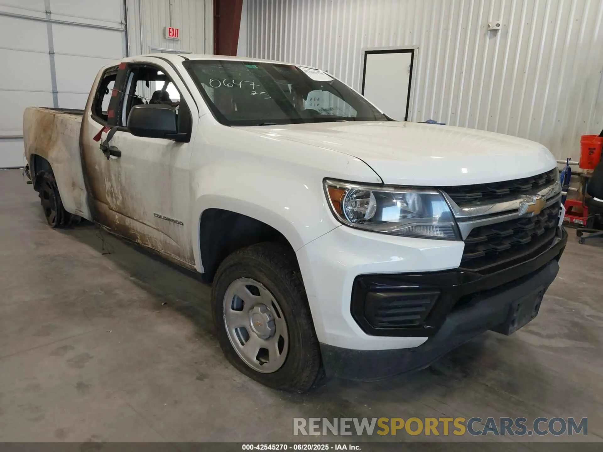 1 Фотография поврежденного автомобиля 1GCHSBEA7M1100252 CHEVROLET COLORADO 2021