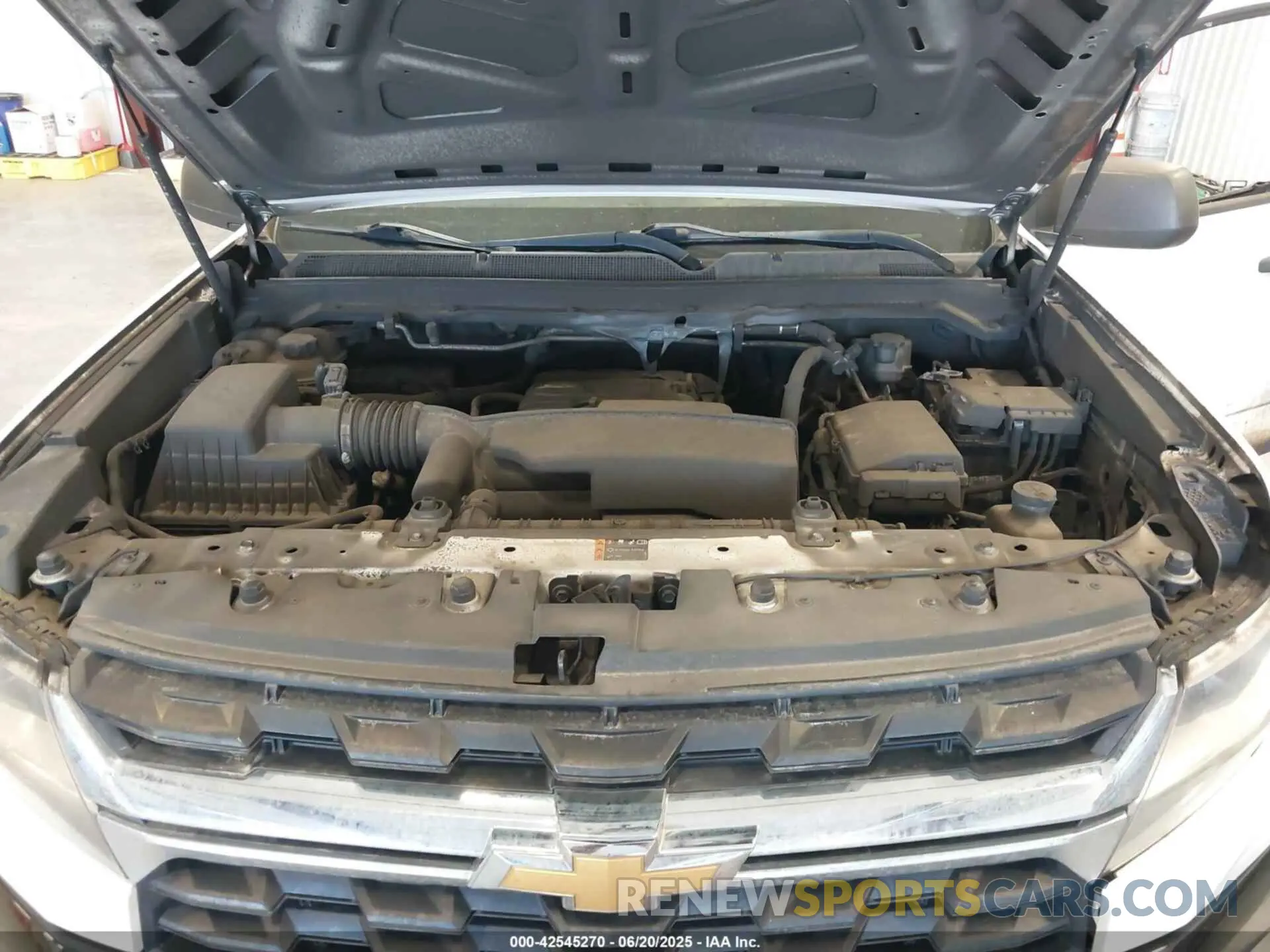 10 Фотография поврежденного автомобиля 1GCHSBEA7M1100252 CHEVROLET COLORADO 2021
