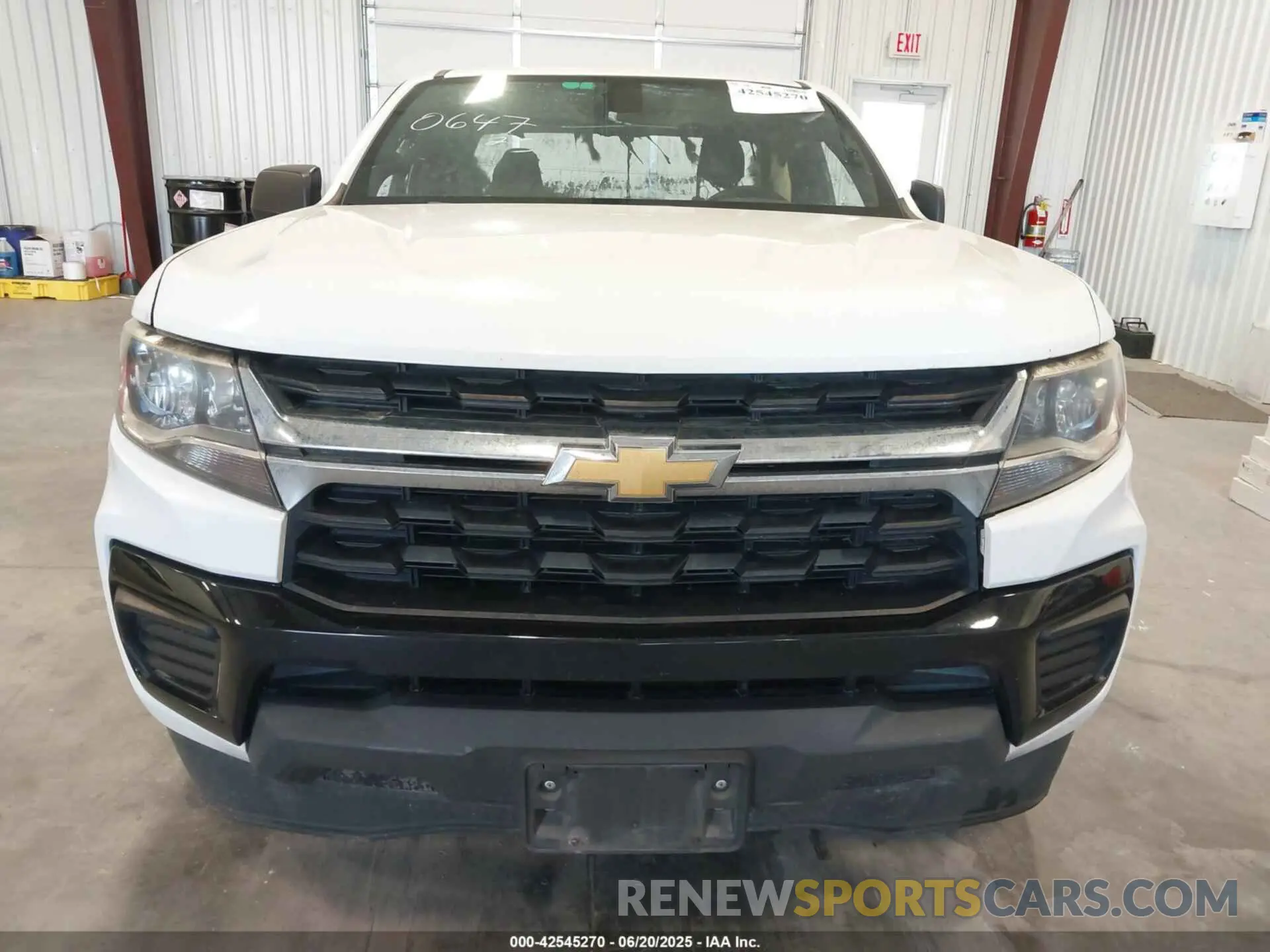 11 Фотография поврежденного автомобиля 1GCHSBEA7M1100252 CHEVROLET COLORADO 2021
