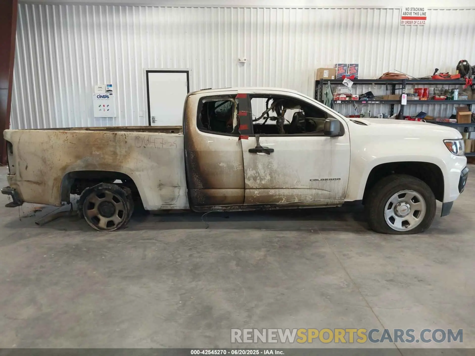 12 Фотография поврежденного автомобиля 1GCHSBEA7M1100252 CHEVROLET COLORADO 2021