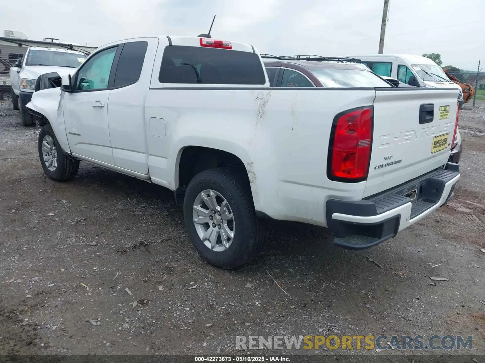 3 Фотография поврежденного автомобиля 1GCHSCEA0M1203146 CHEVROLET COLORADO 2021