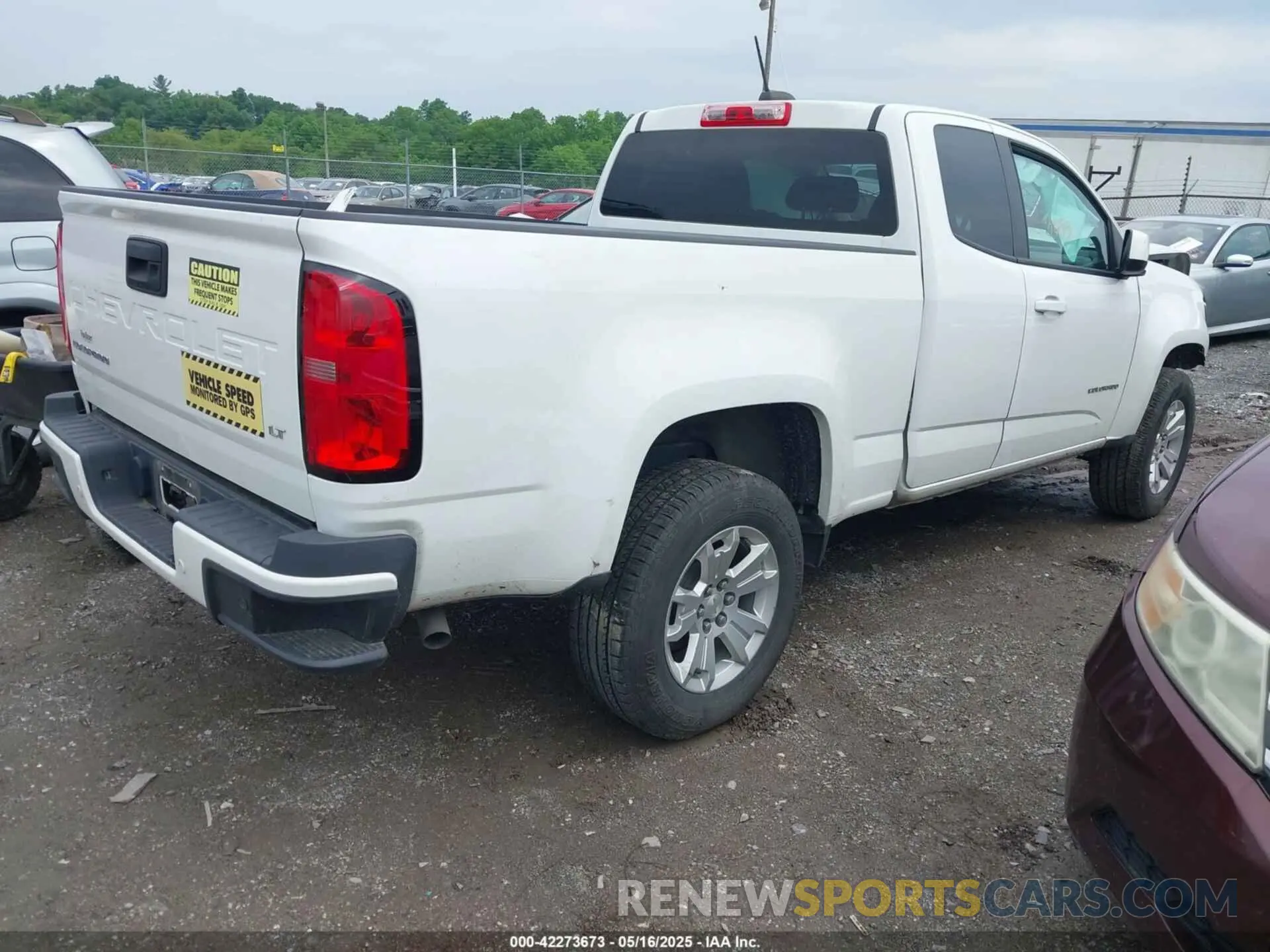4 Фотография поврежденного автомобиля 1GCHSCEA0M1203146 CHEVROLET COLORADO 2021