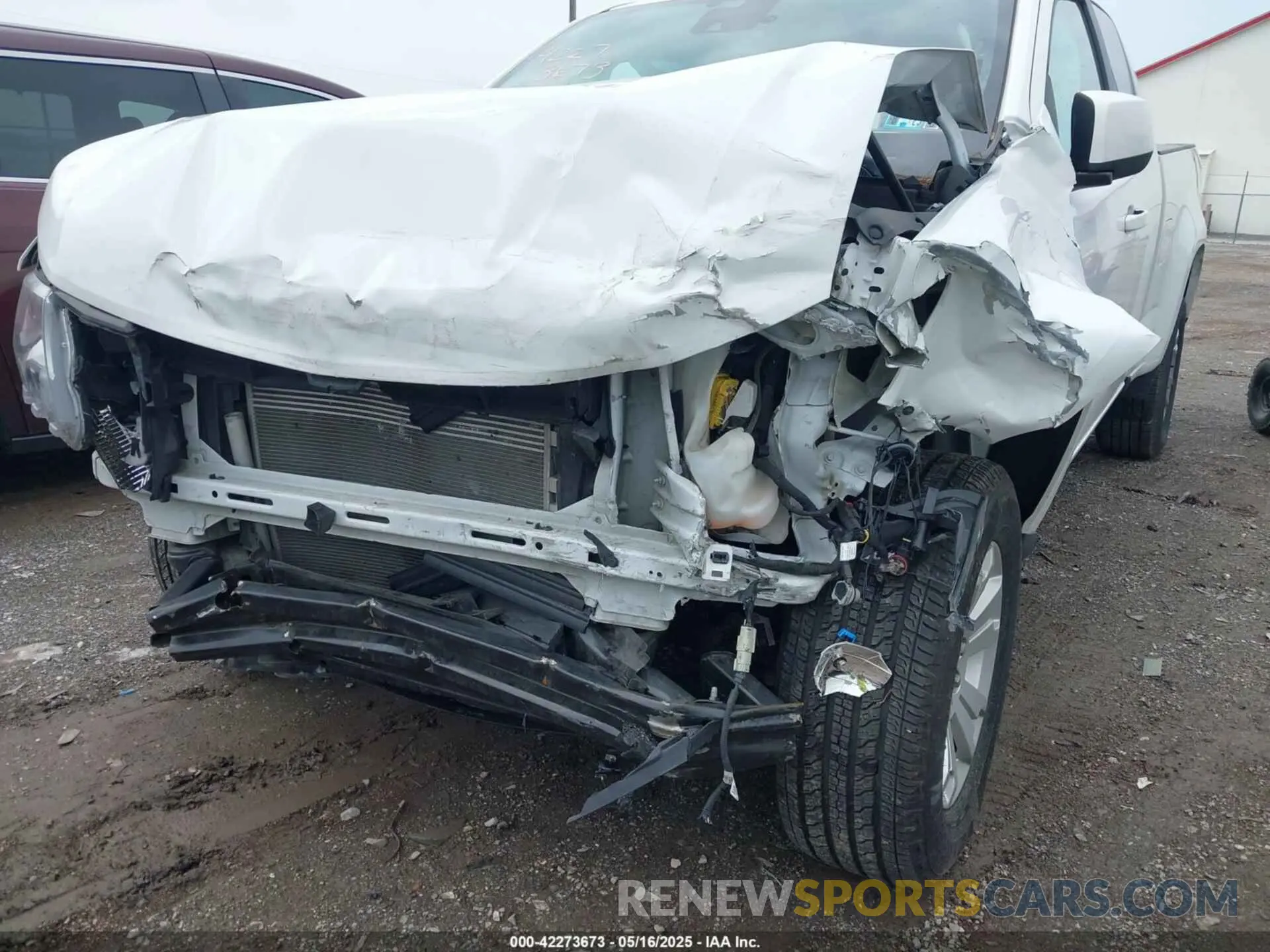 6 Фотография поврежденного автомобиля 1GCHSCEA0M1203146 CHEVROLET COLORADO 2021
