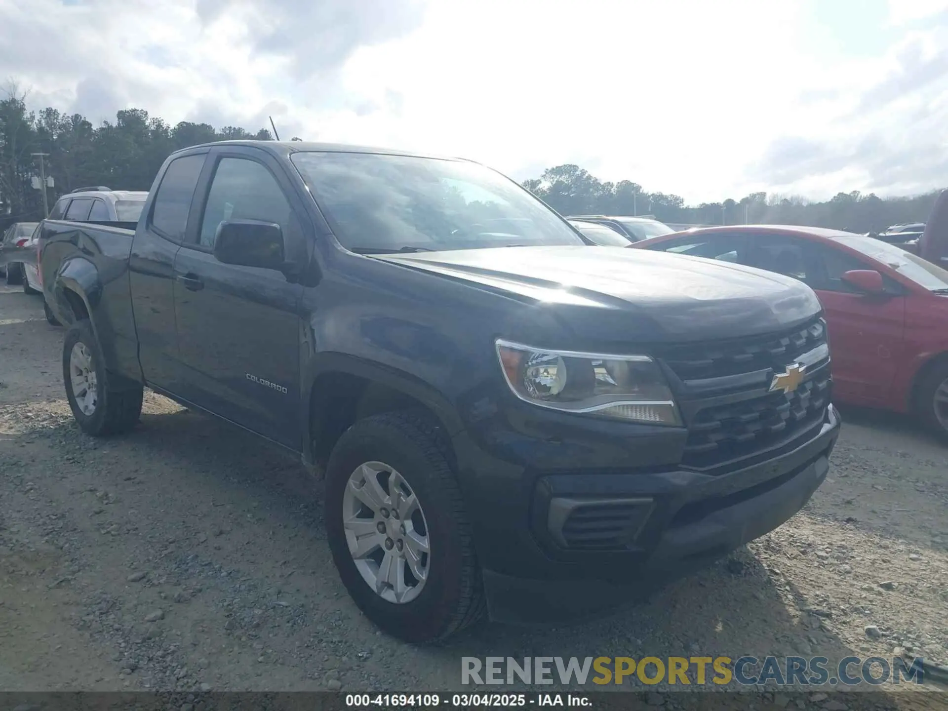 1 Фотография поврежденного автомобиля 1GCHSCEA1M1233689 CHEVROLET COLORADO 2021