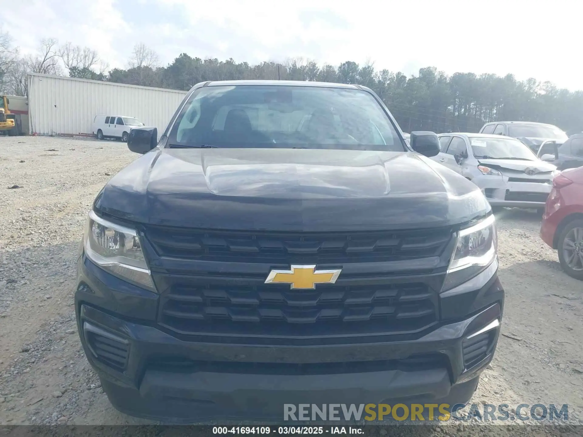 12 Фотография поврежденного автомобиля 1GCHSCEA1M1233689 CHEVROLET COLORADO 2021