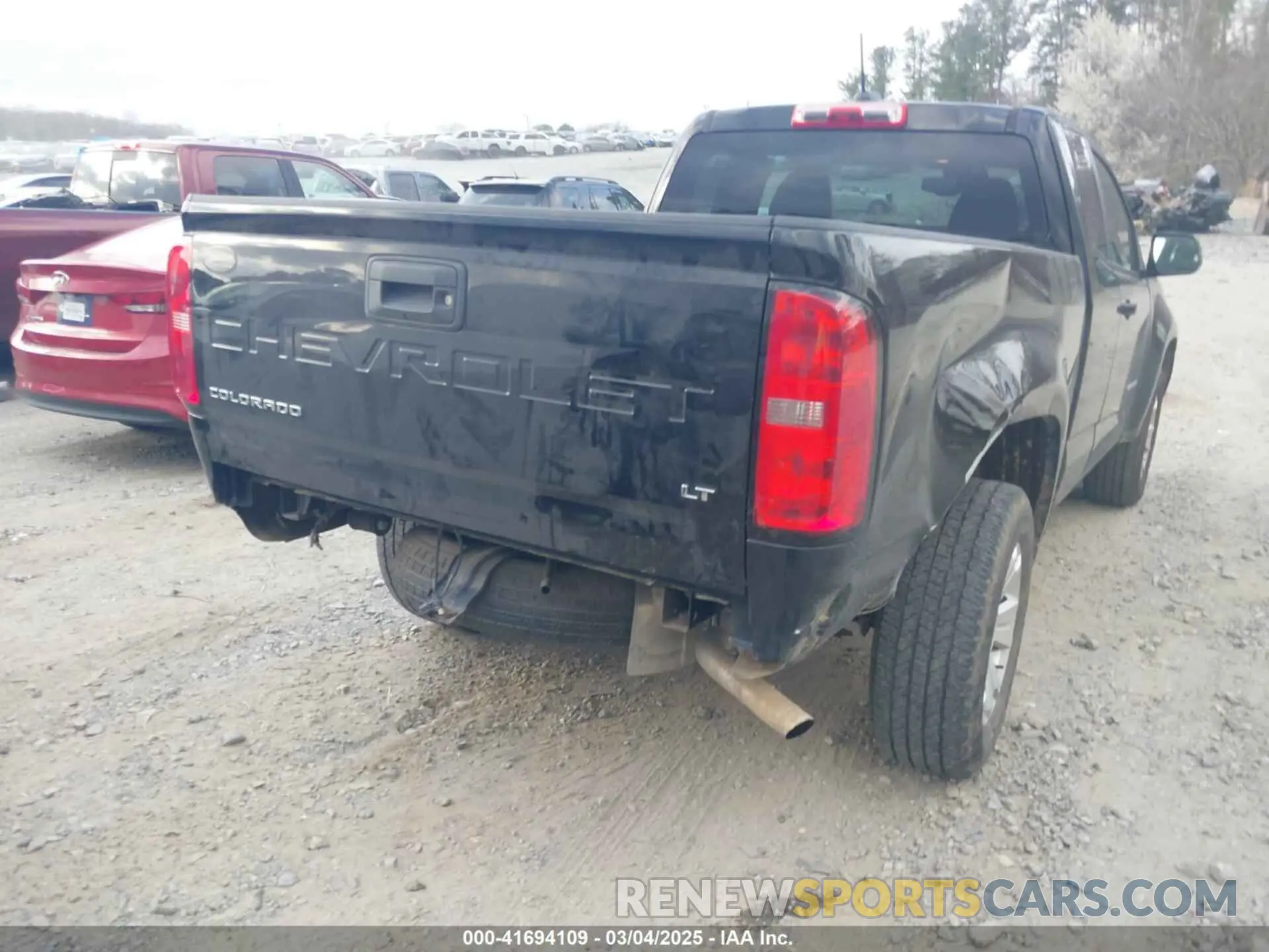 6 Фотография поврежденного автомобиля 1GCHSCEA1M1233689 CHEVROLET COLORADO 2021