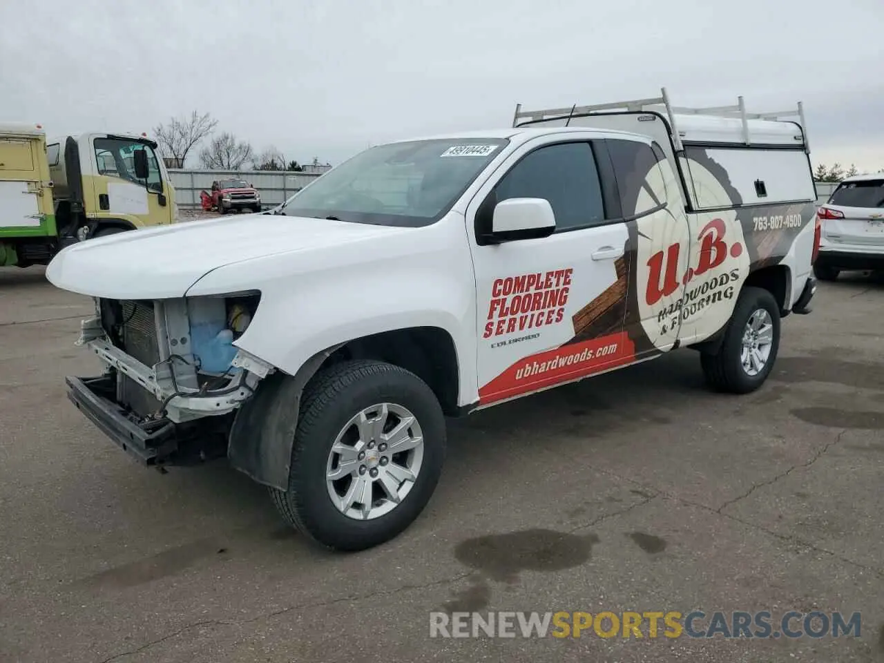 1 Photograph of a damaged car 1GCHSCEA1M1234681 CHEVROLET COLORADO 2021