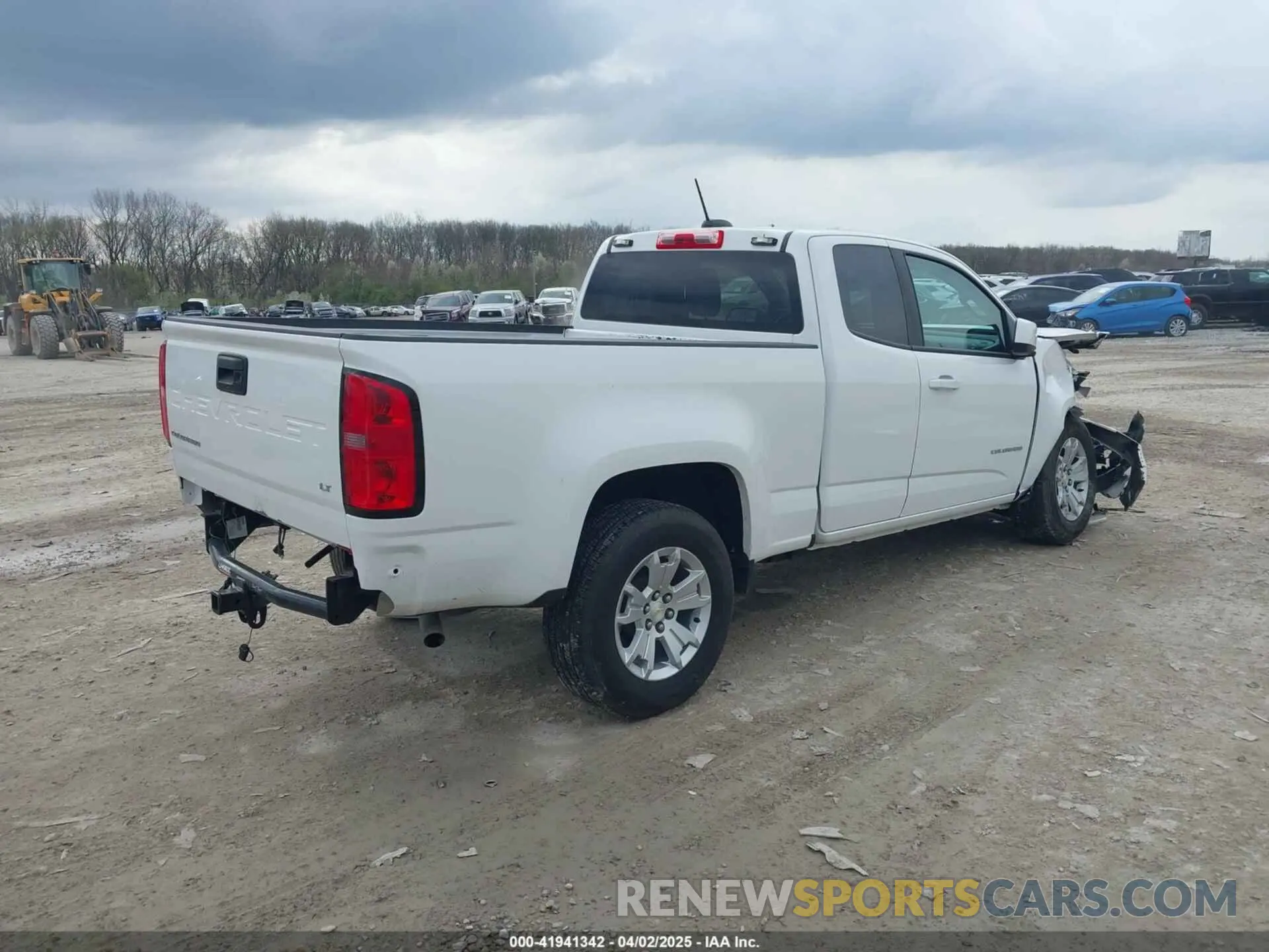 4 Фотография поврежденного автомобиля 1GCHSCEA2M1223253 CHEVROLET COLORADO 2021