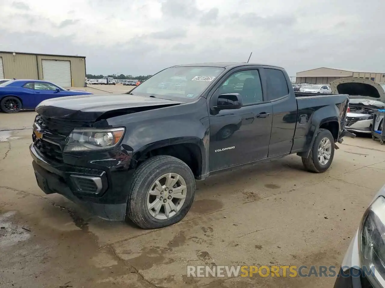 1 Фотография поврежденного автомобиля 1GCHSCEA2M1277989 CHEVROLET COLORADO 2021