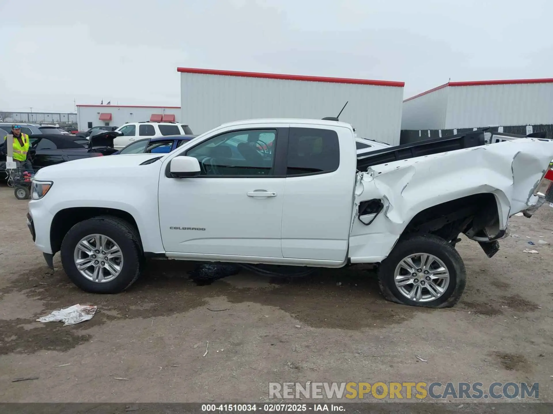 14 Фотография поврежденного автомобиля 1GCHSCEA4M1251331 CHEVROLET COLORADO 2021