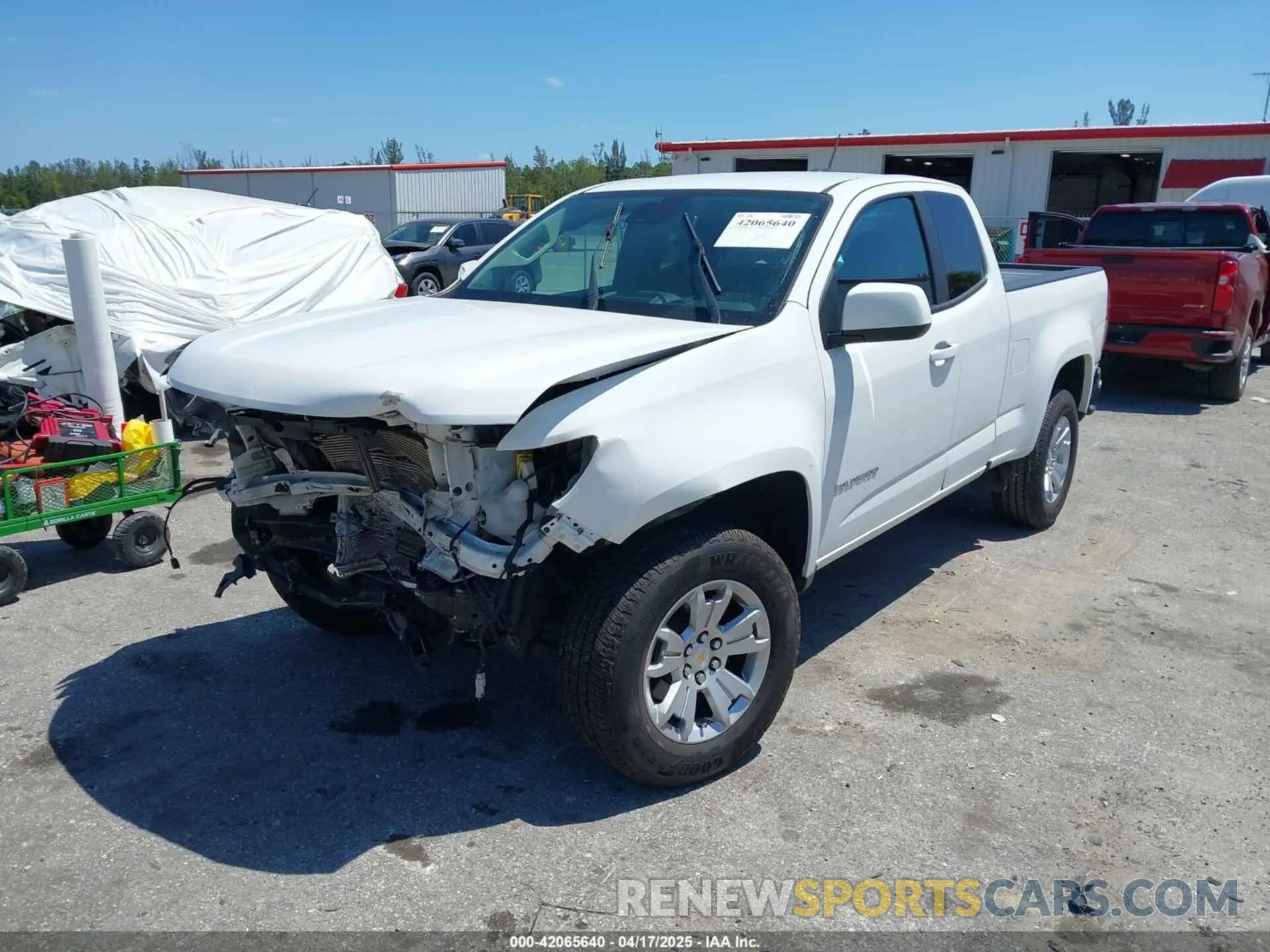 16 Фотография поврежденного автомобиля 1GCHSCEA5M1247241 CHEVROLET COLORADO 2021