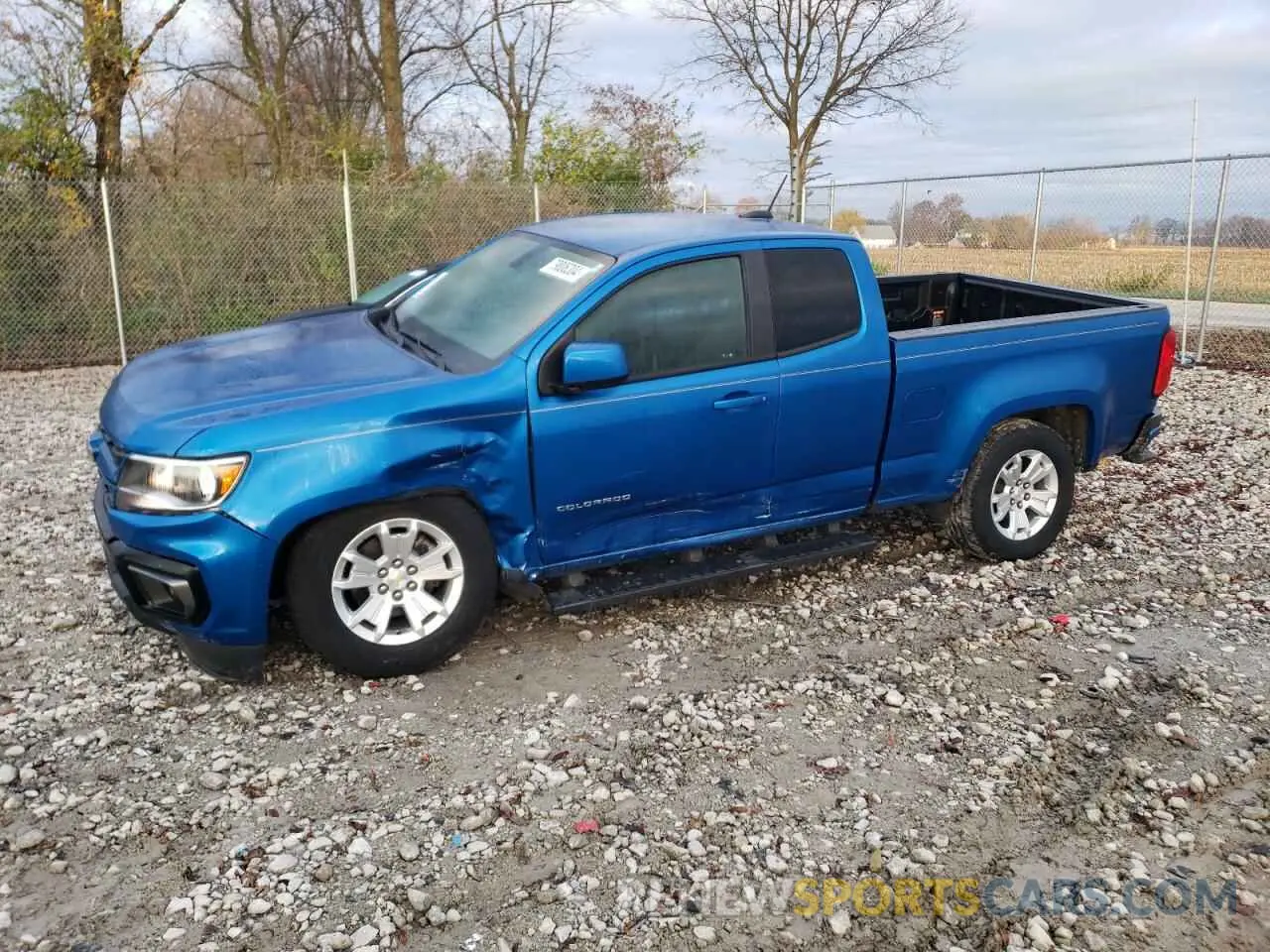 1 Photograph of a damaged car 1GCHSCEA7M1123021 CHEVROLET COLORADO 2021
