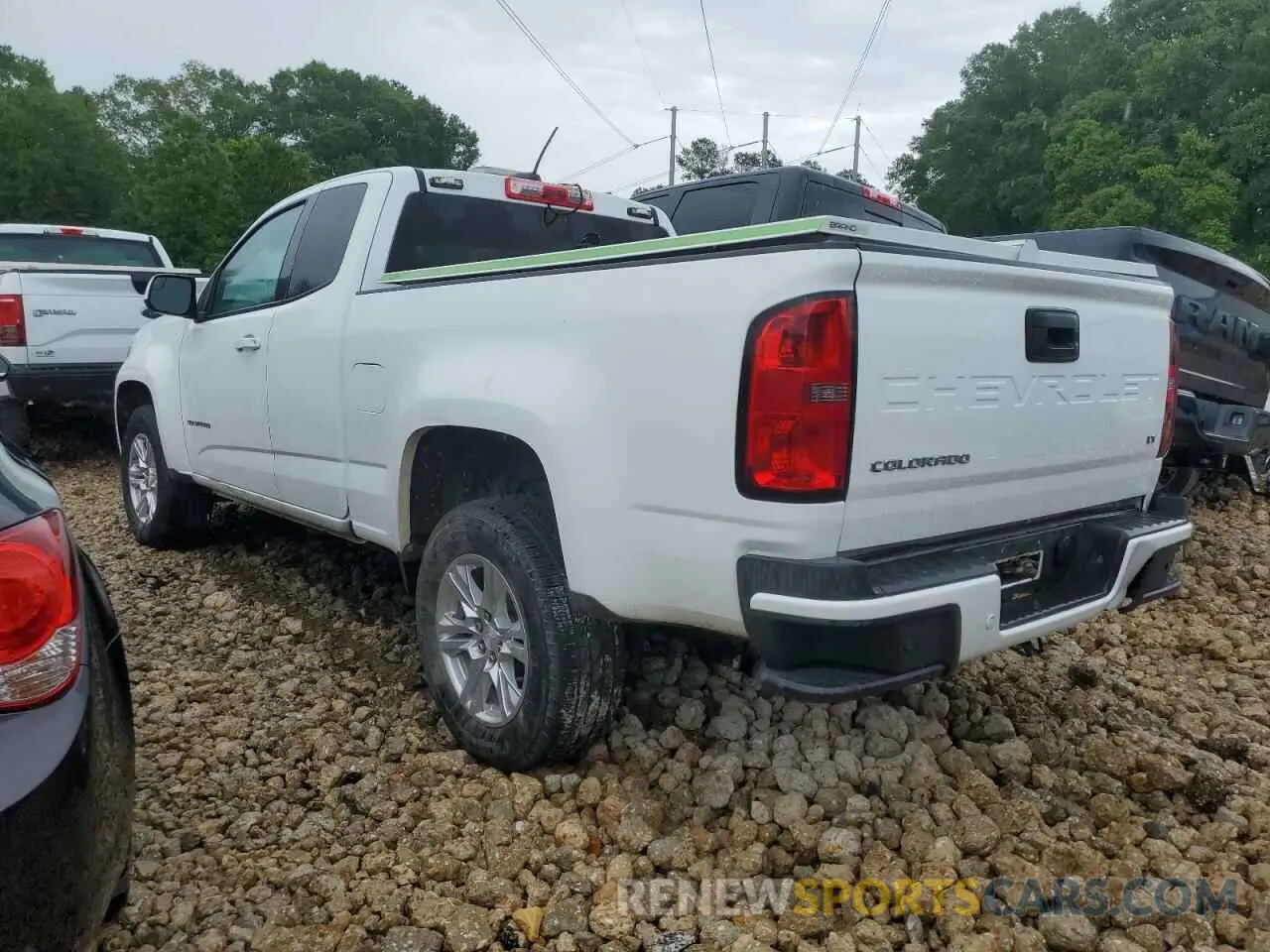 2 Фотография поврежденного автомобиля 1GCHSCEA8M1239683 CHEVROLET COLORADO 2021