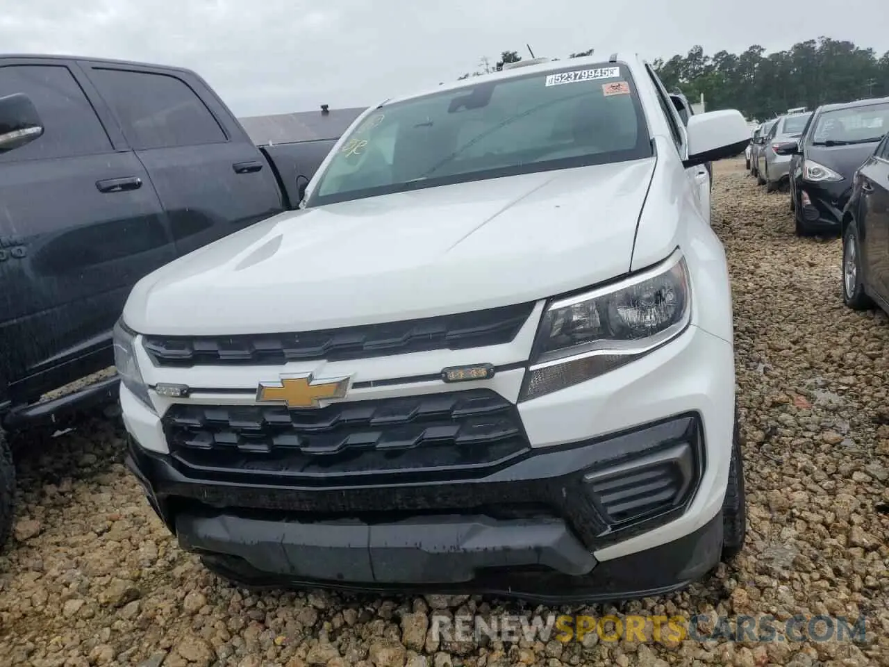 5 Фотография поврежденного автомобиля 1GCHSCEA8M1239683 CHEVROLET COLORADO 2021