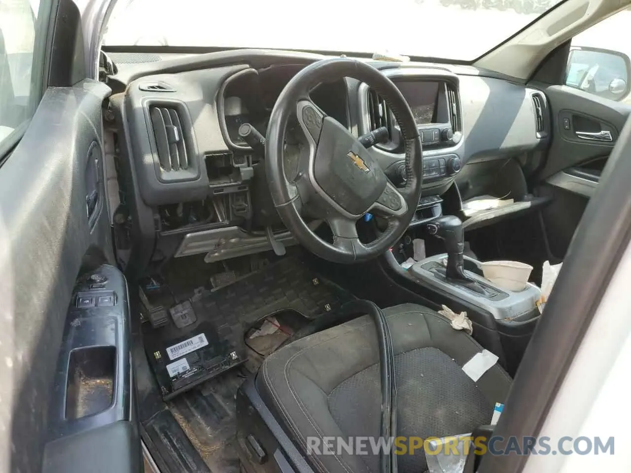 8 Фотография поврежденного автомобиля 1GCHSCEA8M1239683 CHEVROLET COLORADO 2021