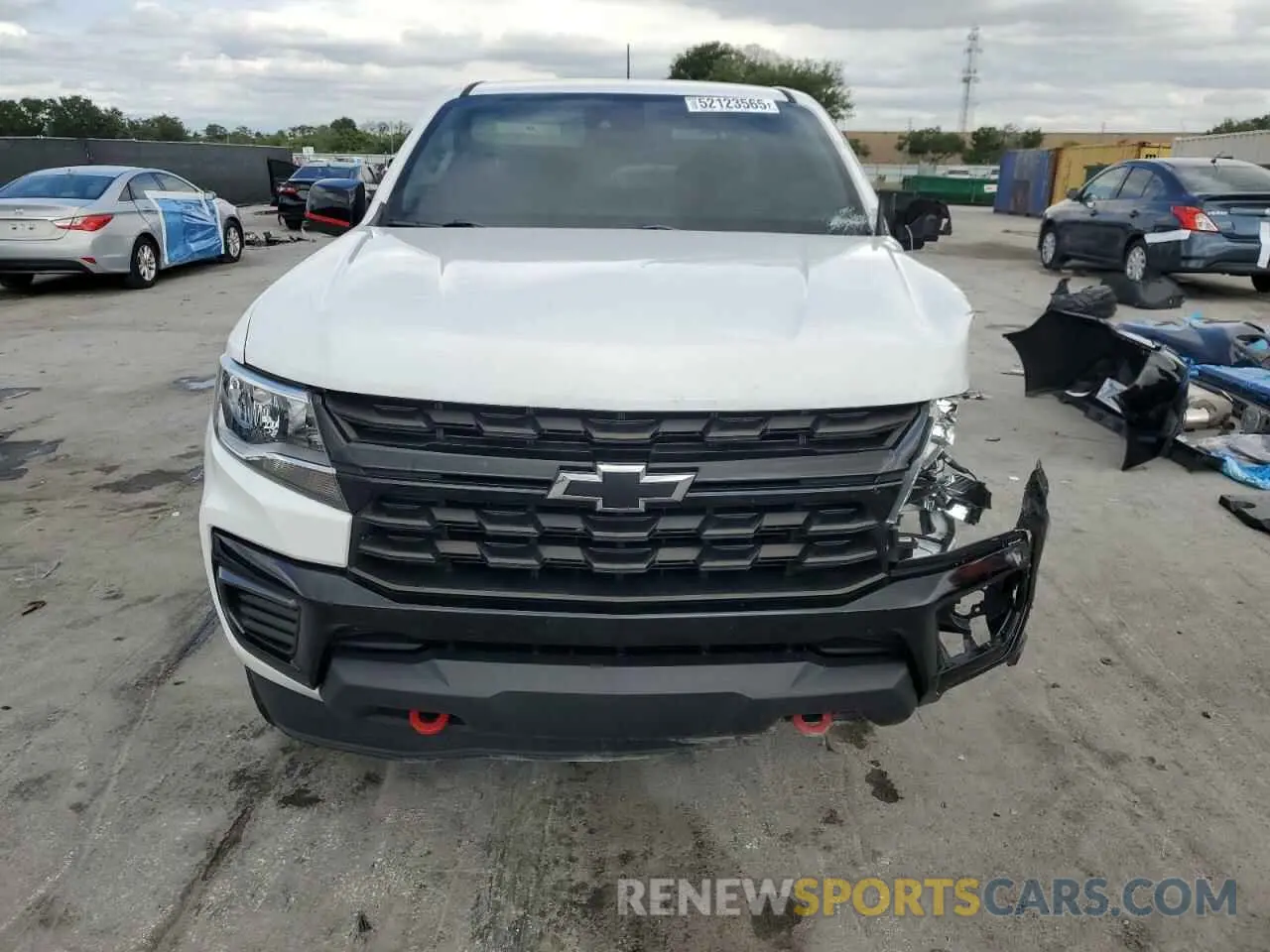 5 Photograph of a damaged car 1GCHSCEA9M1297298 CHEVROLET COLORADO 2021