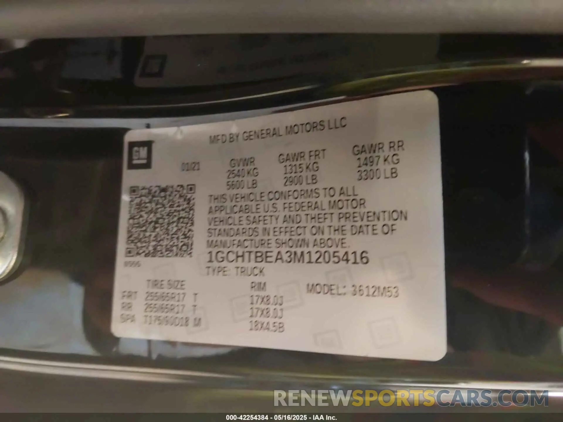 9 Photograph of a damaged car 1GCHTBEA3M1205416 CHEVROLET COLORADO 2021