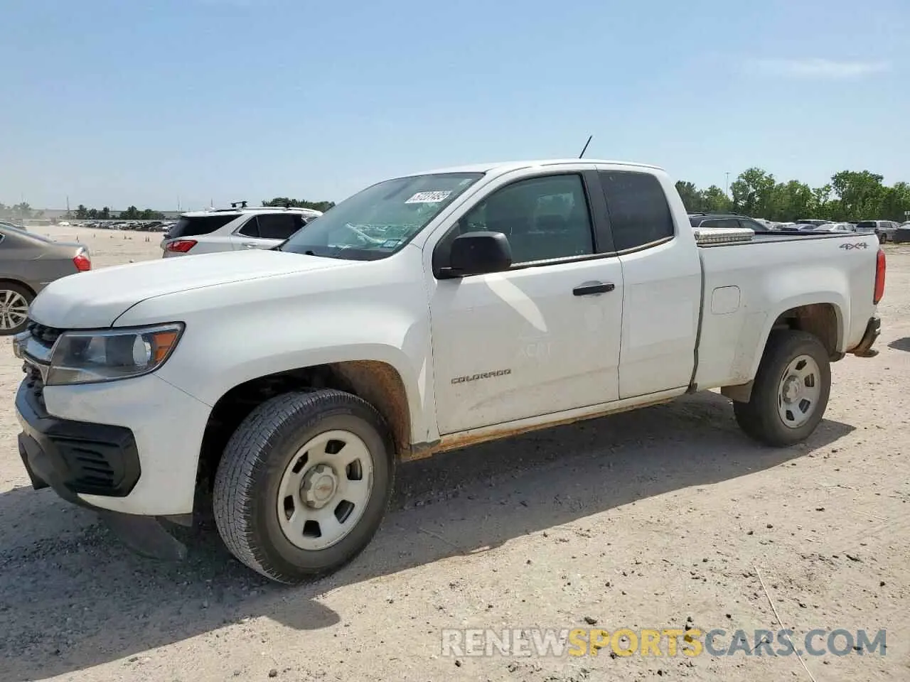 1 Photograph of a damaged car 1GCHTBEA9M1189299 CHEVROLET COLORADO 2021
