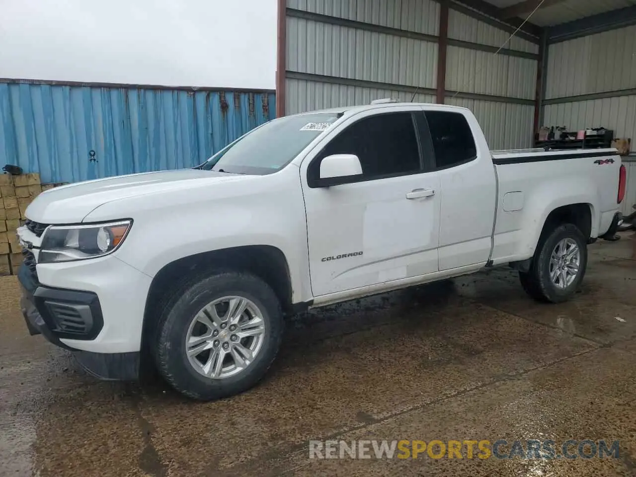 1 Фотография поврежденного автомобиля 1GCHTCEA5M1253599 CHEVROLET COLORADO 2021