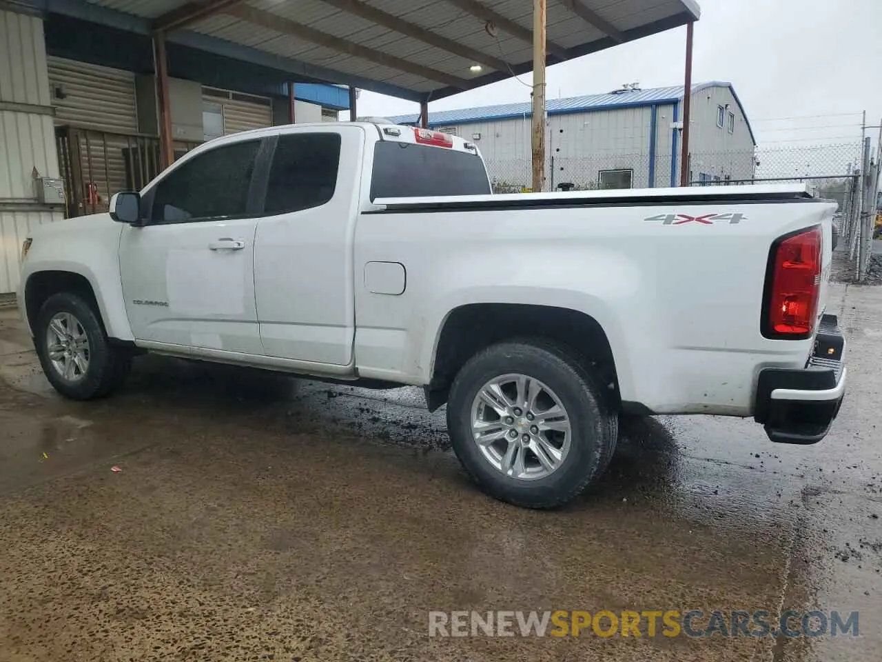 2 Фотография поврежденного автомобиля 1GCHTCEA5M1253599 CHEVROLET COLORADO 2021