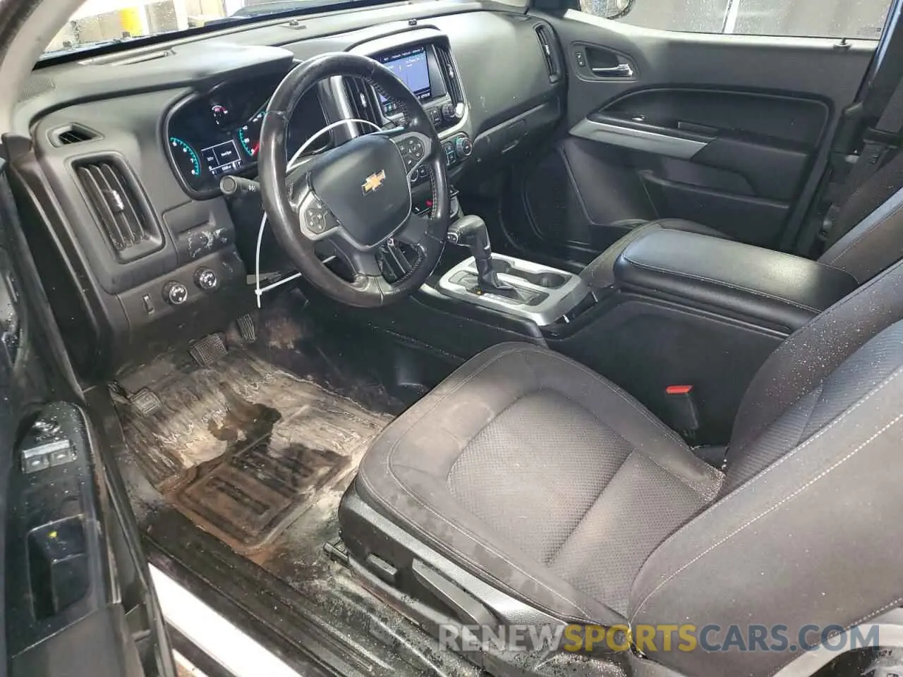 8 Фотография поврежденного автомобиля 1GCHTCEAXM1253310 CHEVROLET COLORADO 2021
