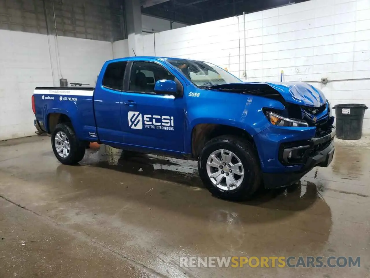 4 Фотография поврежденного автомобиля 1GCHTCEN4M1297287 CHEVROLET COLORADO 2021