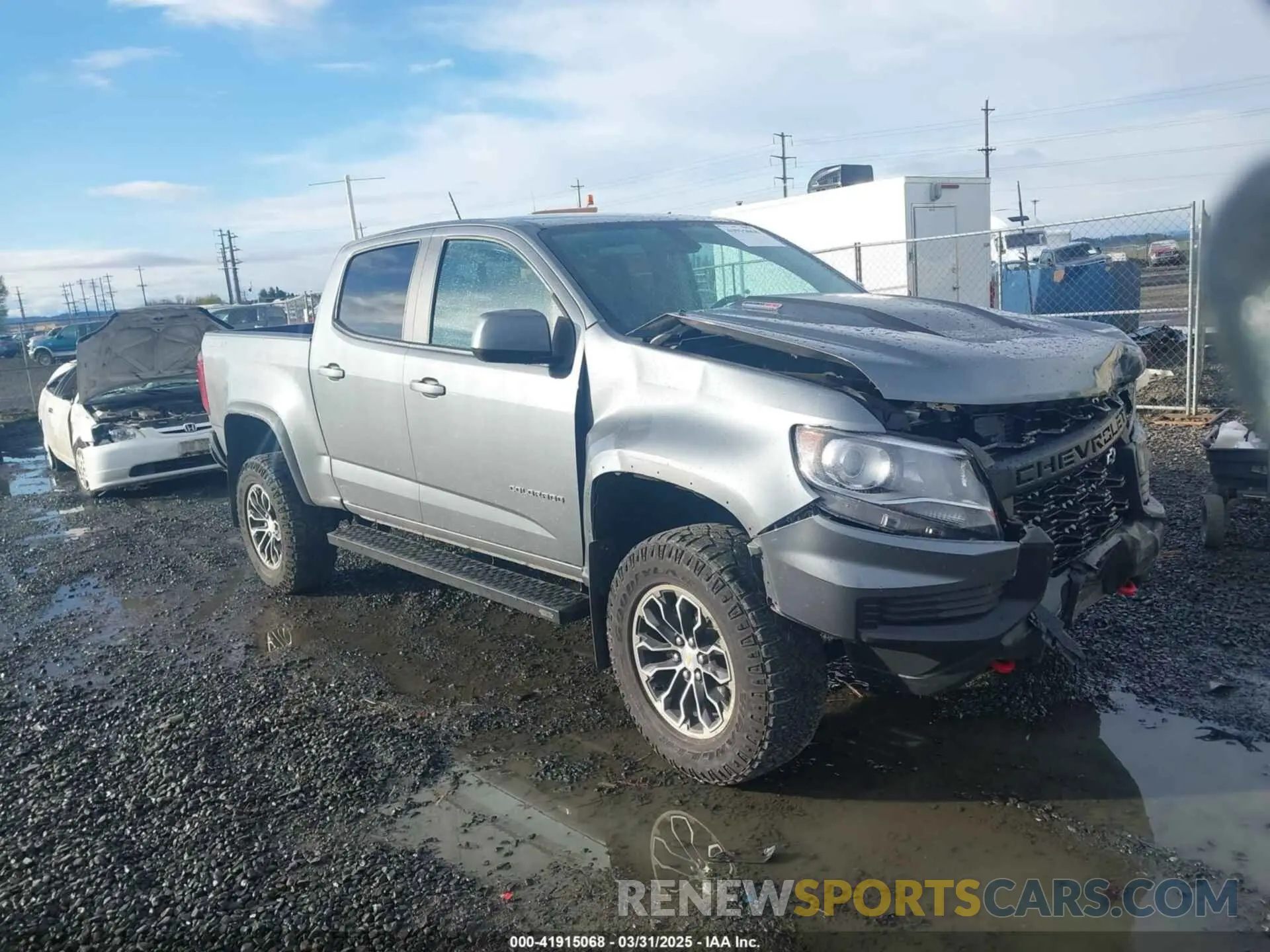 1 Фотография поврежденного автомобиля 1GCPTEE10M1206441 CHEVROLET COLORADO 2021