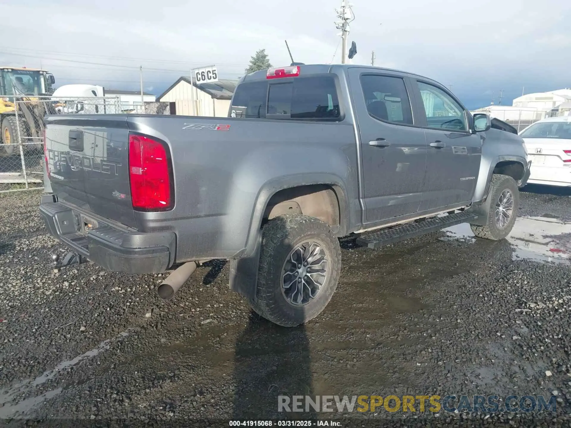4 Фотография поврежденного автомобиля 1GCPTEE10M1206441 CHEVROLET COLORADO 2021