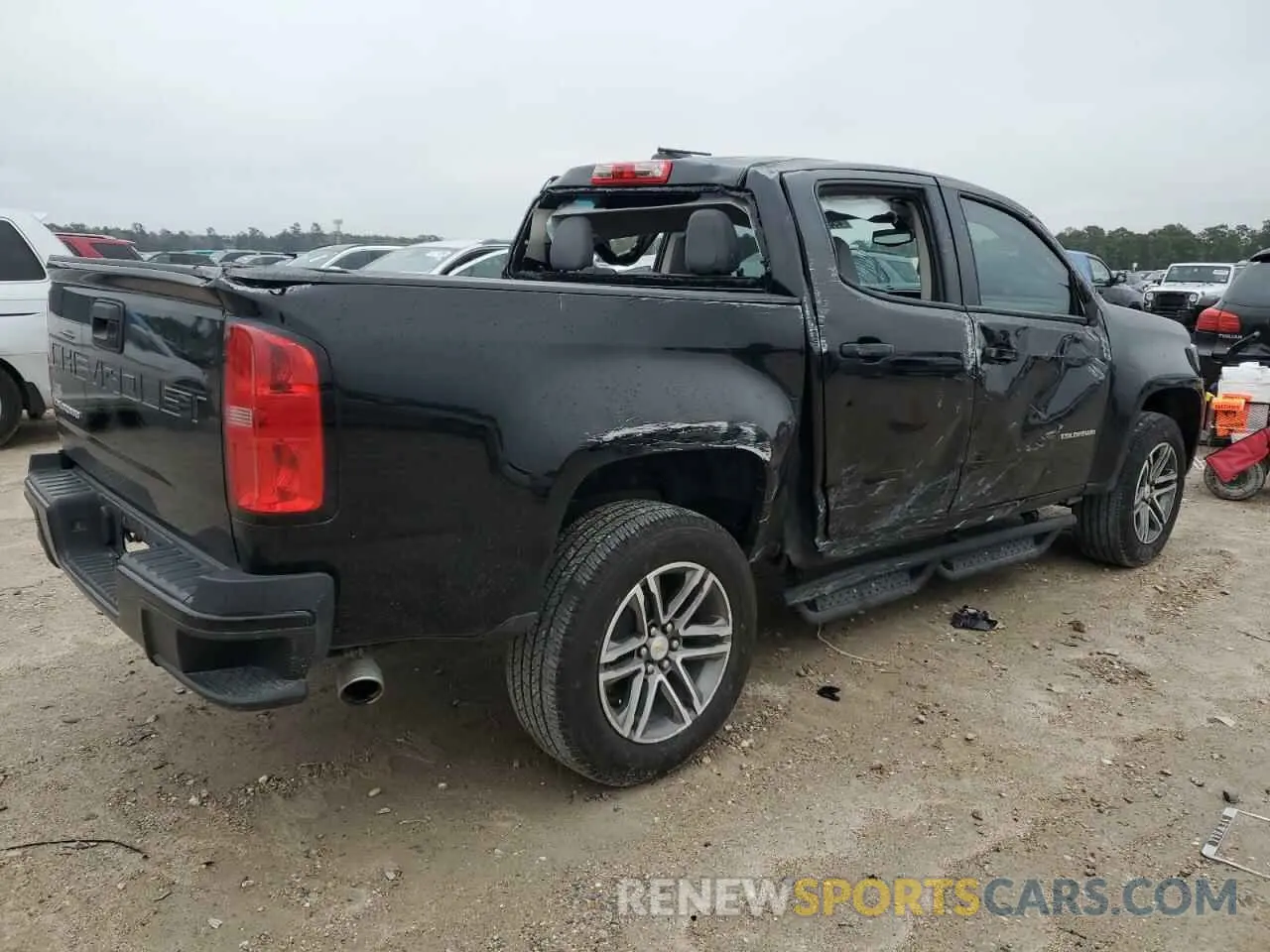 3 Фотография поврежденного автомобиля 1GCGSBEA3N1305726 CHEVROLET COLORADO 2022
