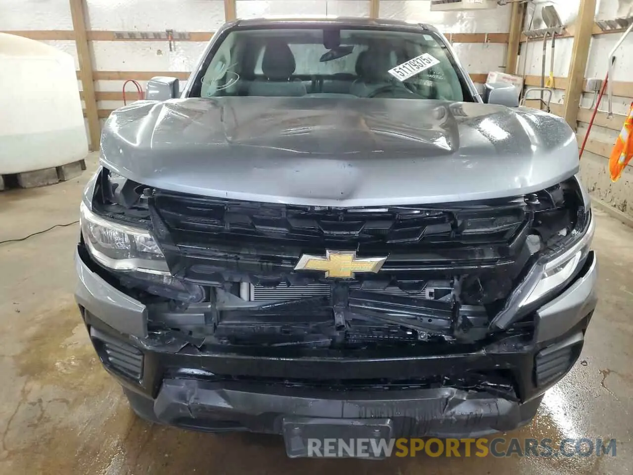 5 Photograph of a damaged car 1GCGSBEA3N1308383 CHEVROLET COLORADO 2022