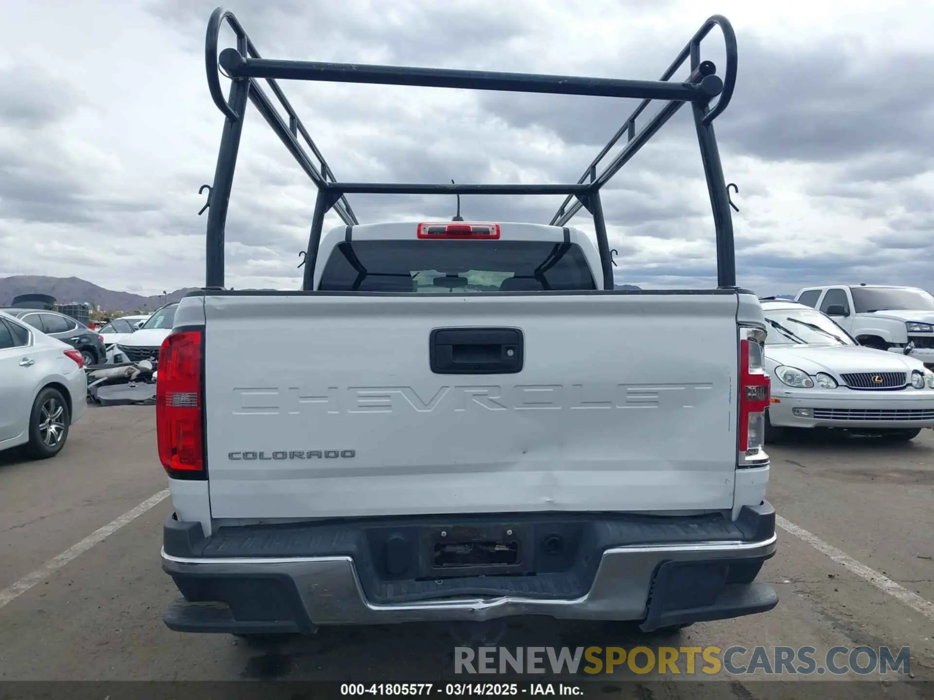 16 Photograph of a damaged car 1GCGSBEA7N1111880 CHEVROLET COLORADO 2022
