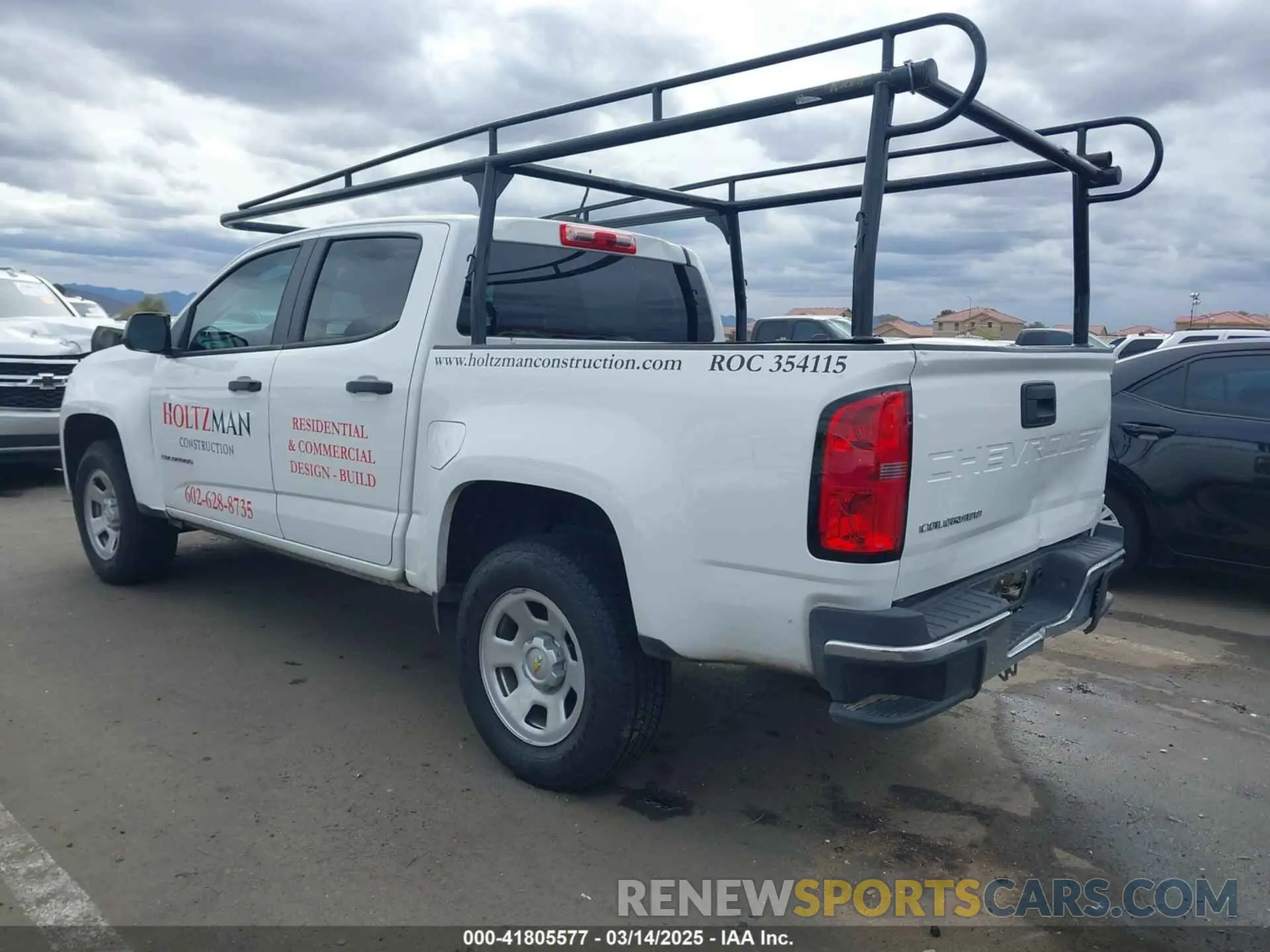 3 Photograph of a damaged car 1GCGSBEA7N1111880 CHEVROLET COLORADO 2022