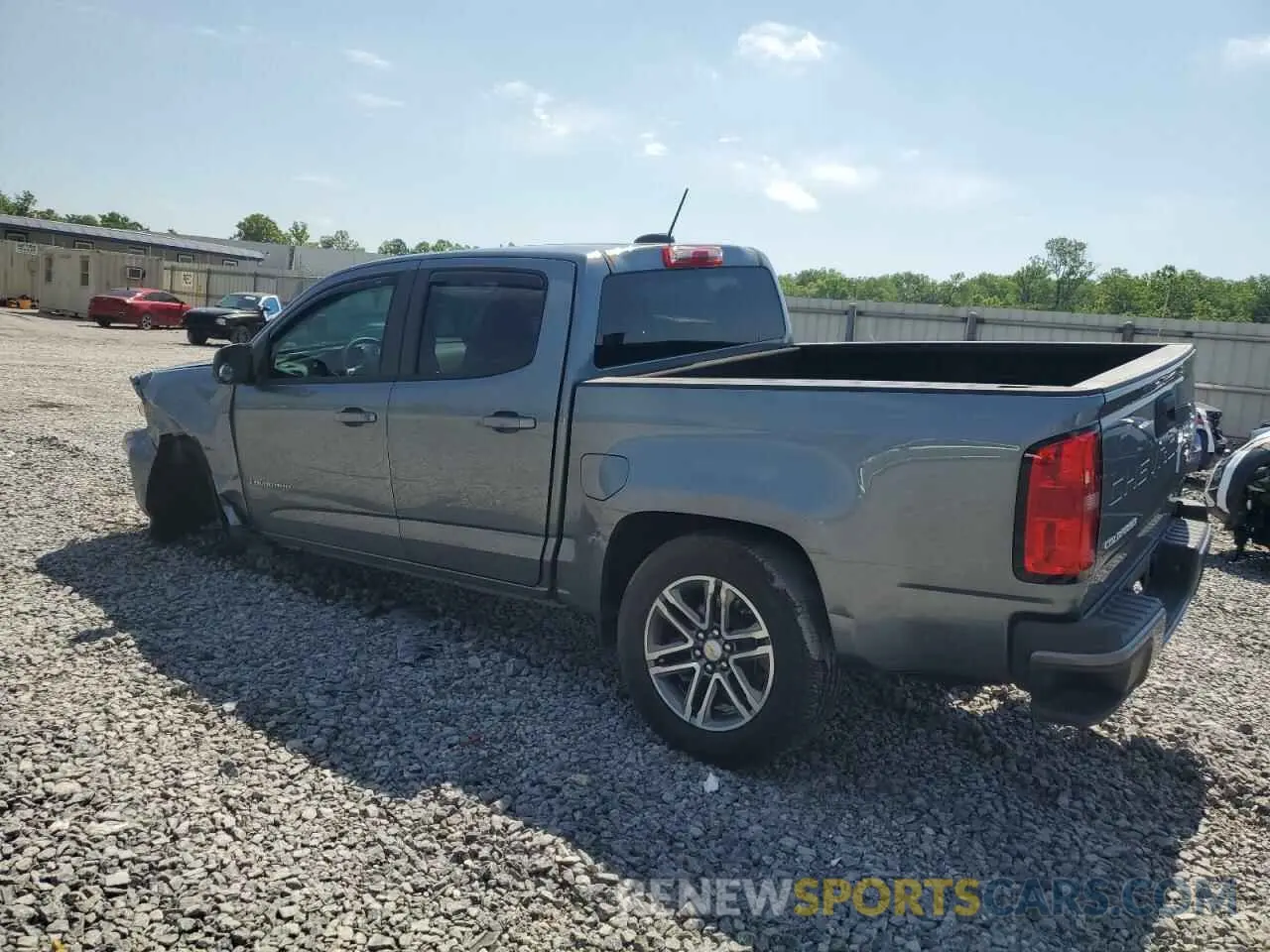 2 Photograph of a damaged car 1GCGSBEAXN1269078 CHEVROLET COLORADO 2022