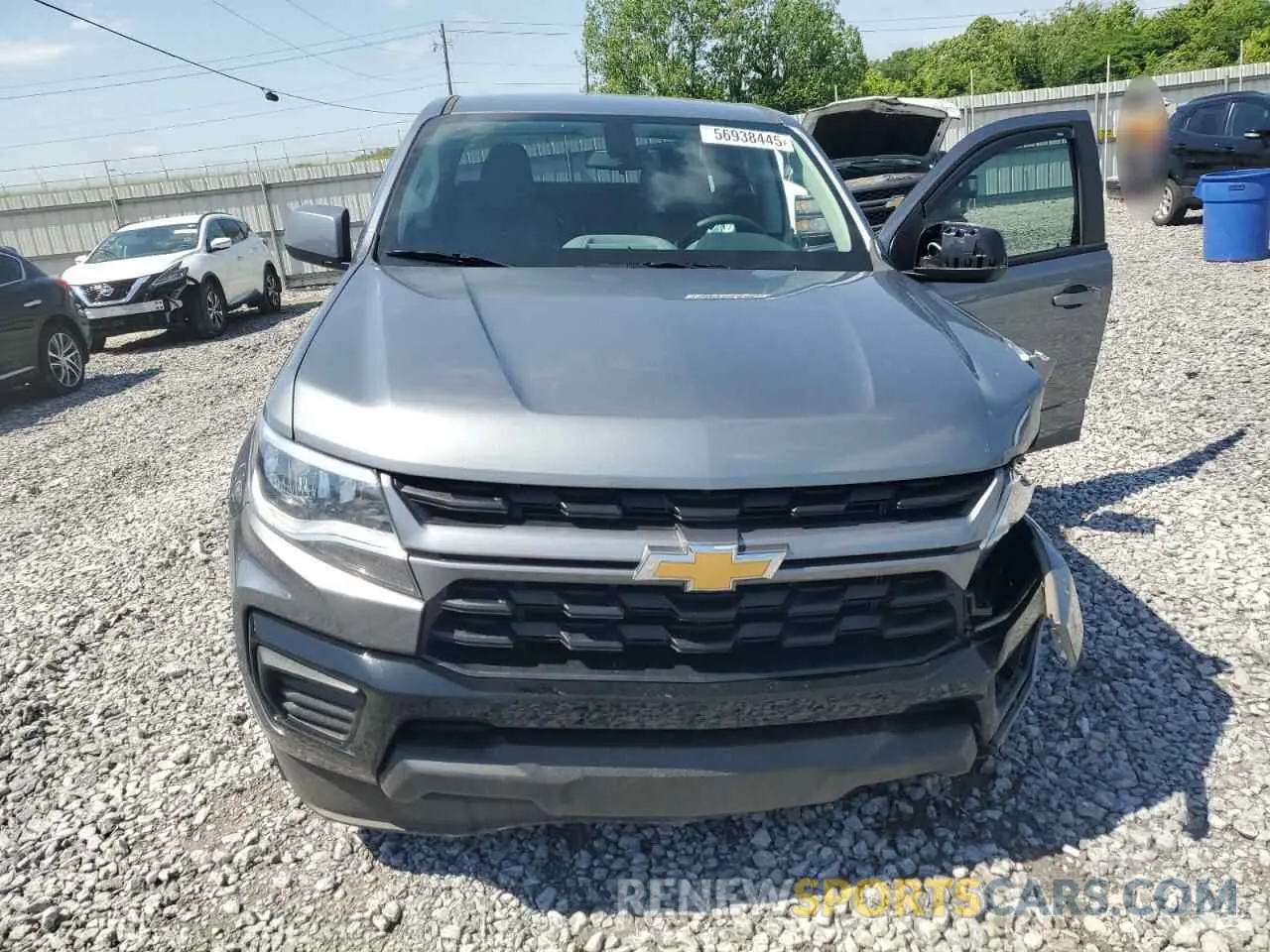 5 Photograph of a damaged car 1GCGSBEAXN1269078 CHEVROLET COLORADO 2022