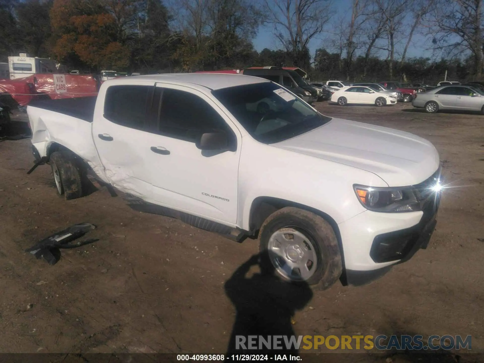 1 Фотография поврежденного автомобиля 1GCGSBEN4N1147688 CHEVROLET COLORADO 2022