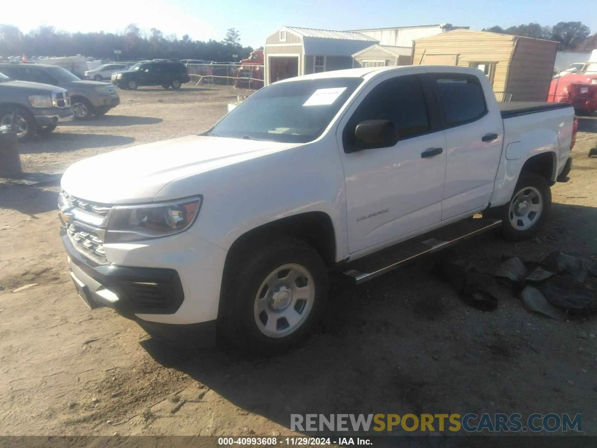 2 Фотография поврежденного автомобиля 1GCGSBEN4N1147688 CHEVROLET COLORADO 2022