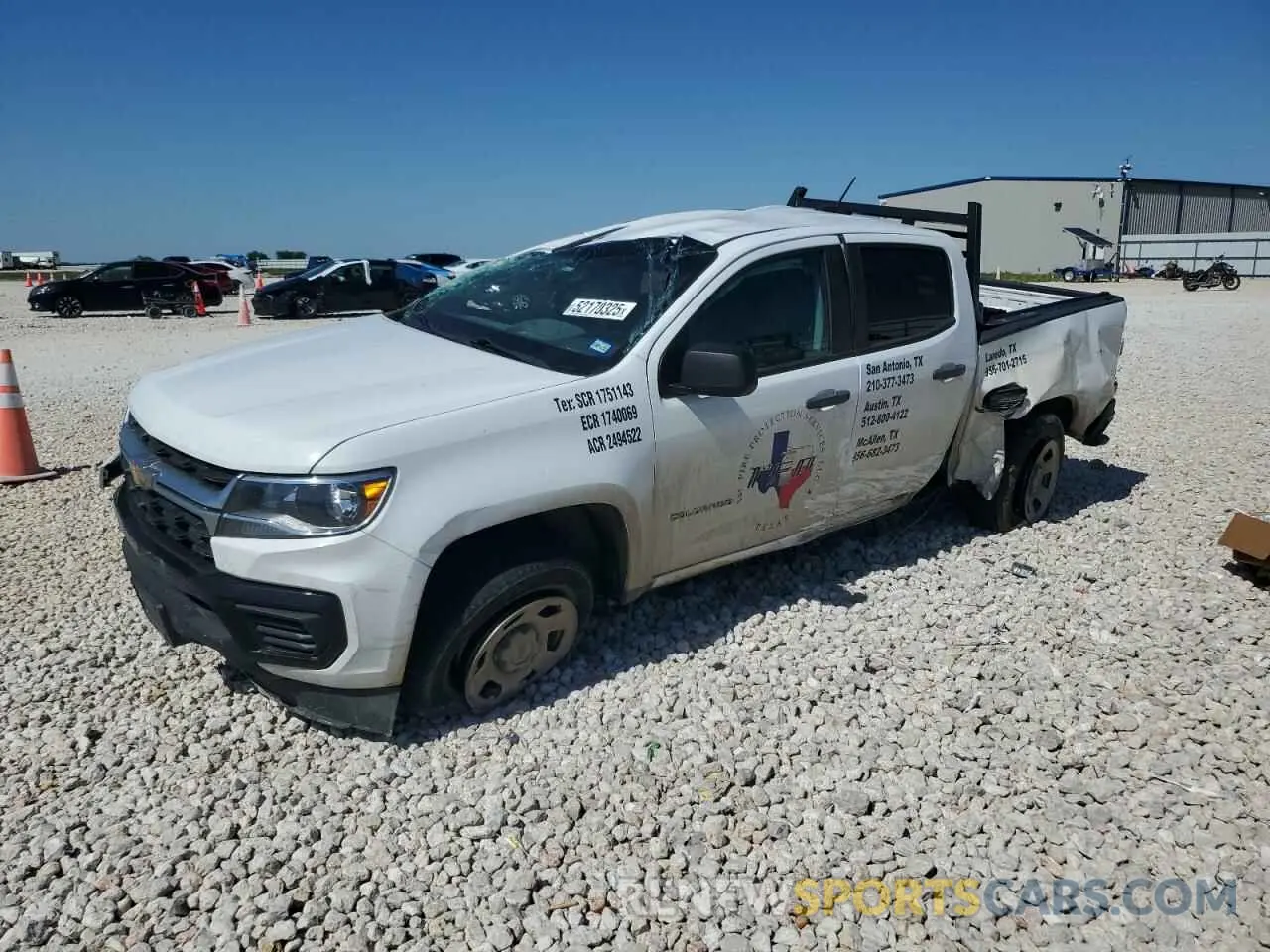 1 Photograph of a damaged car 1GCGSBEN5N1266026 CHEVROLET COLORADO 2022