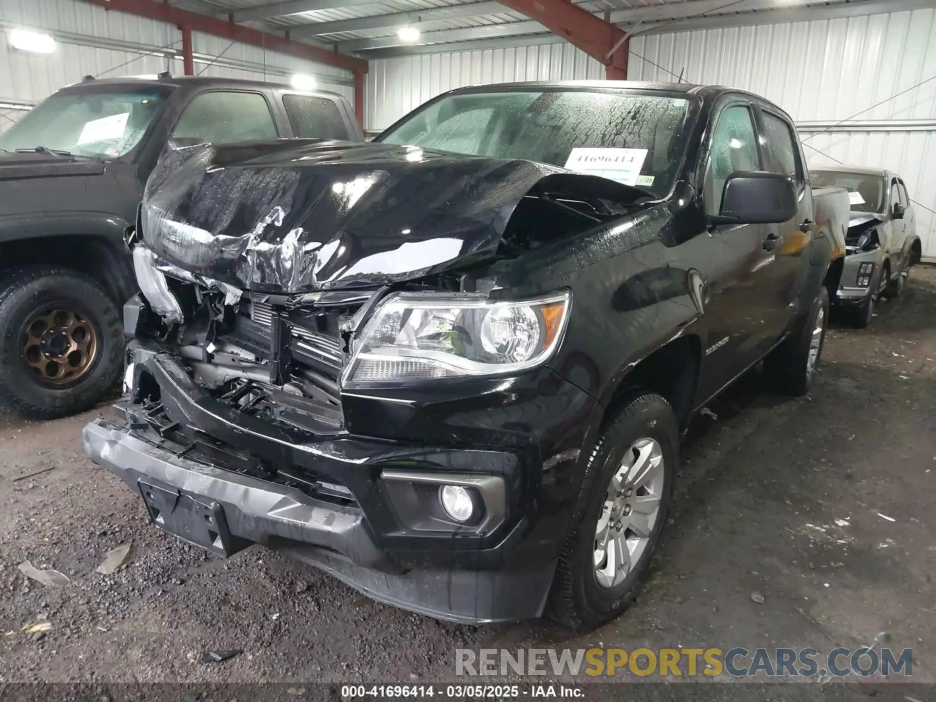 2 Photograph of a damaged car 1GCGSCEA6N1320159 CHEVROLET COLORADO 2022