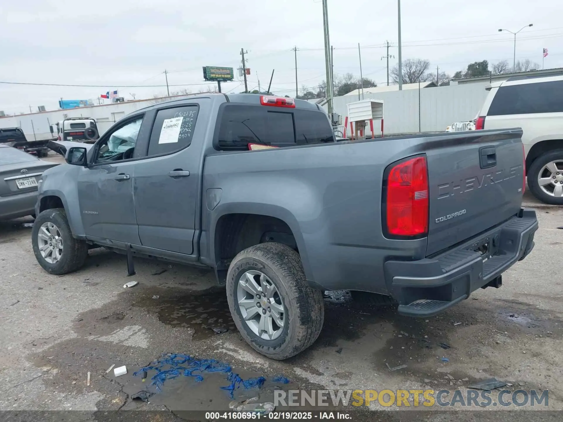 3 Photograph of a damaged car 1GCGSCEN3N1150409 CHEVROLET COLORADO 2022